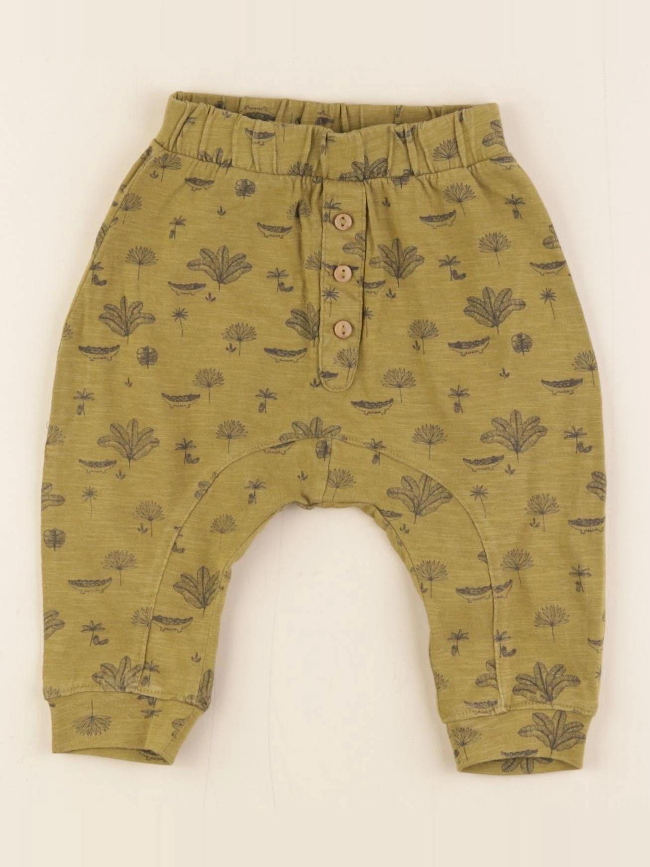 Vertbaudet - legging vert - 3 mois