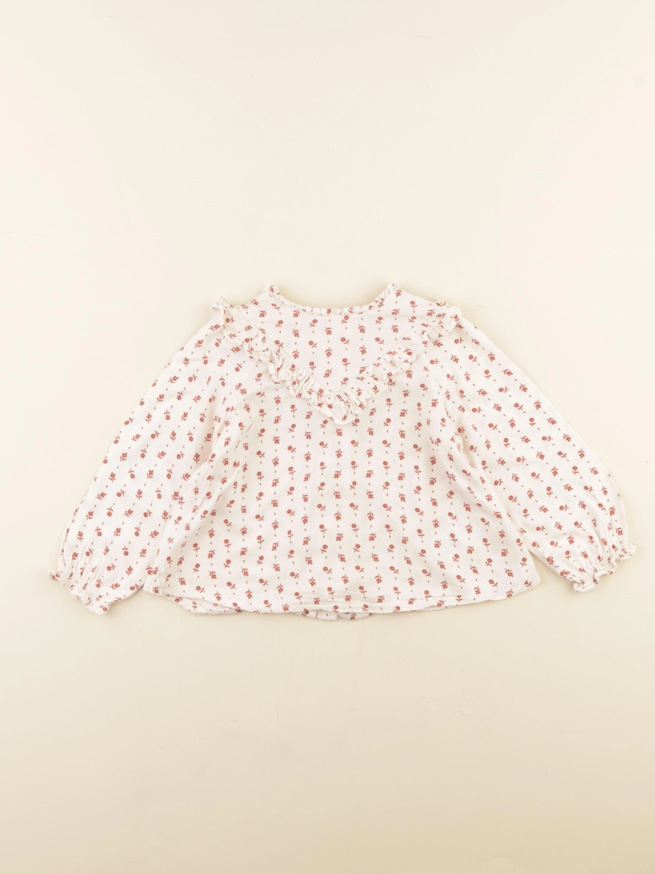 Vertbaudet - blouse beige - 24 mois