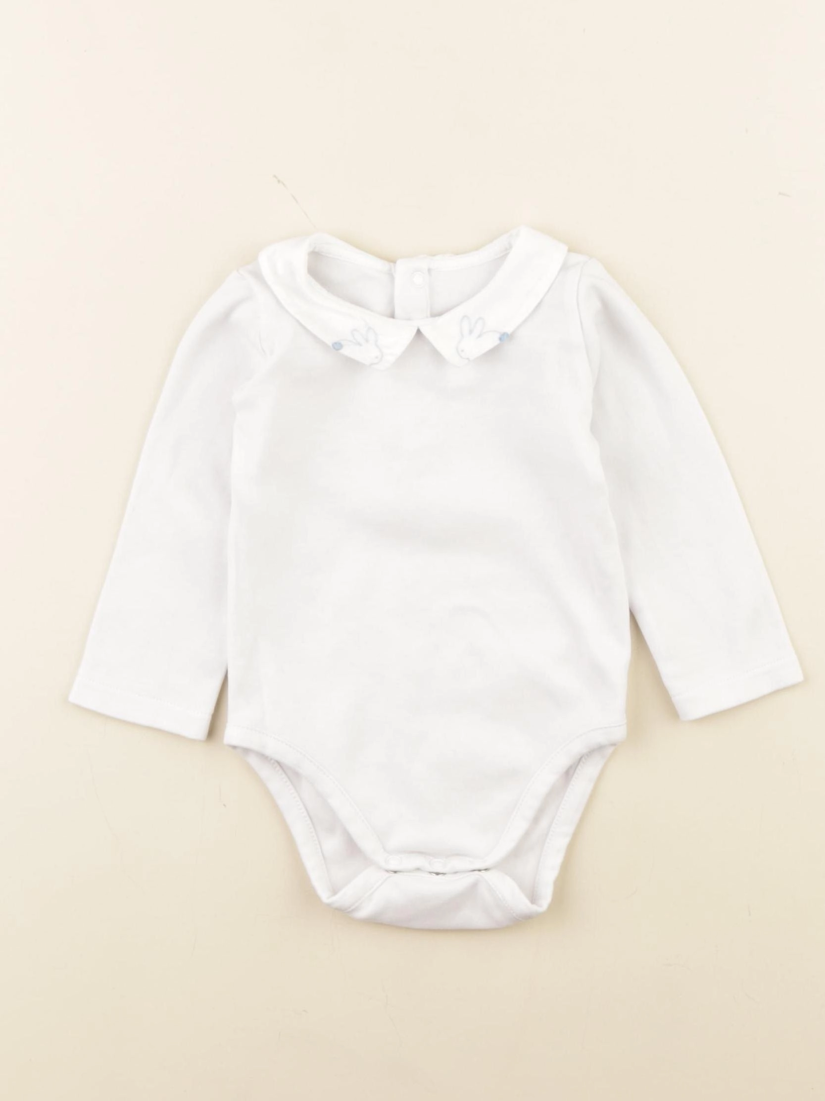 Jacadi - body à col blanc - 12 mois