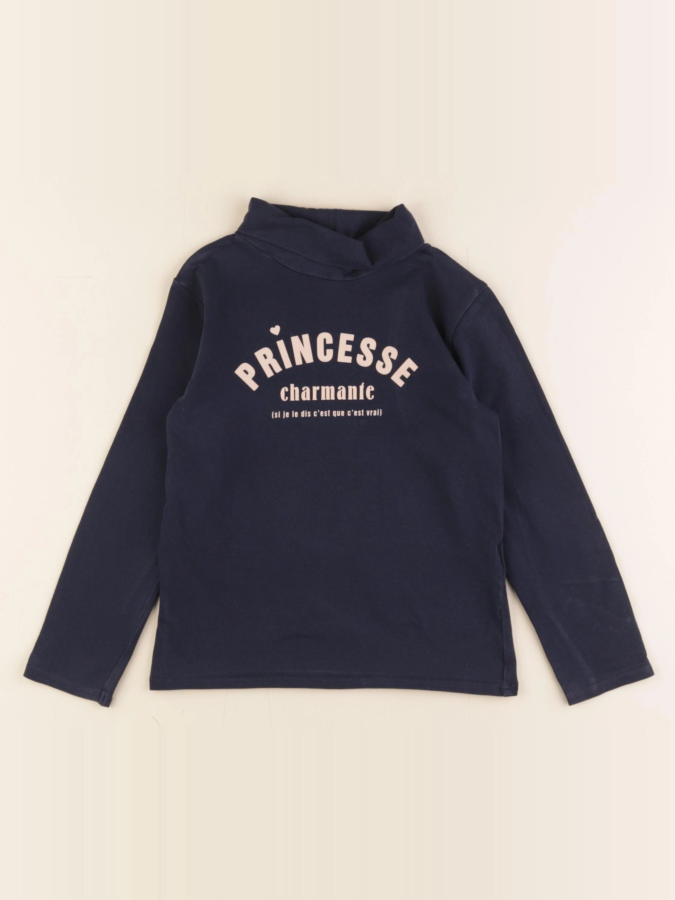 Vertbaudet - sous-pull bleu - 5 ans