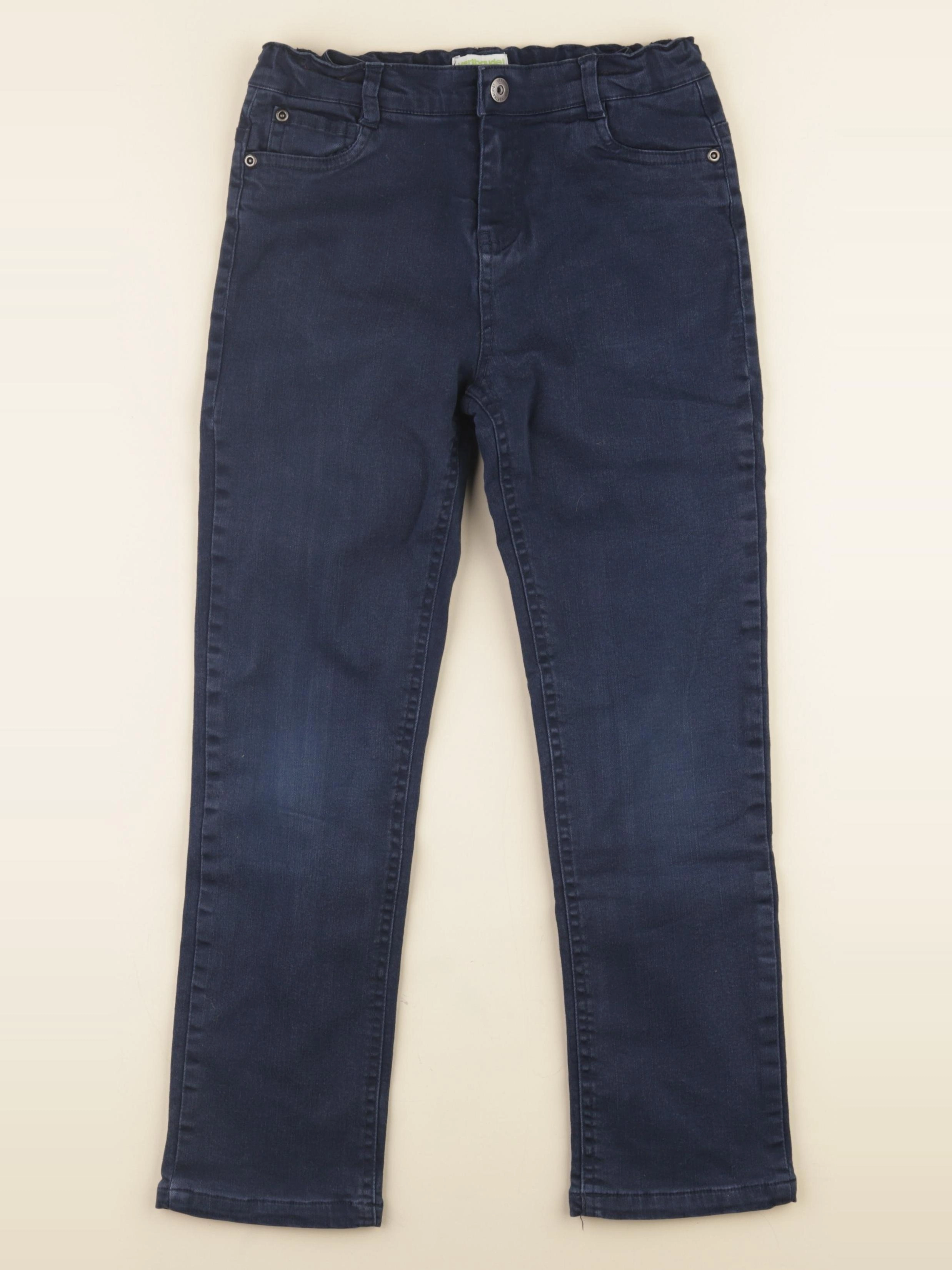 Vertbaudet - jean doublé bleu - 9 ans