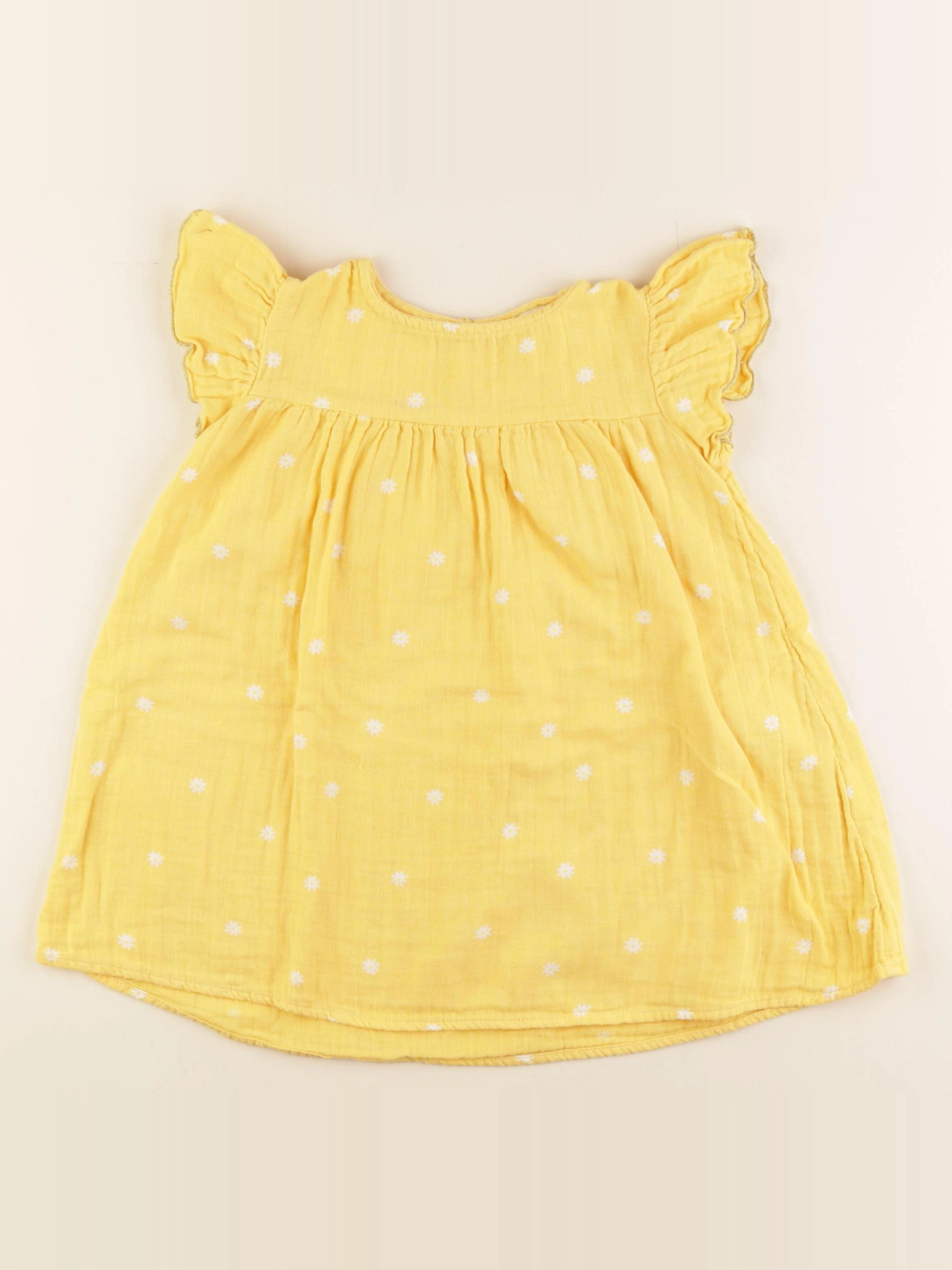 Vertbaudet - robe jaune - 3 ans
