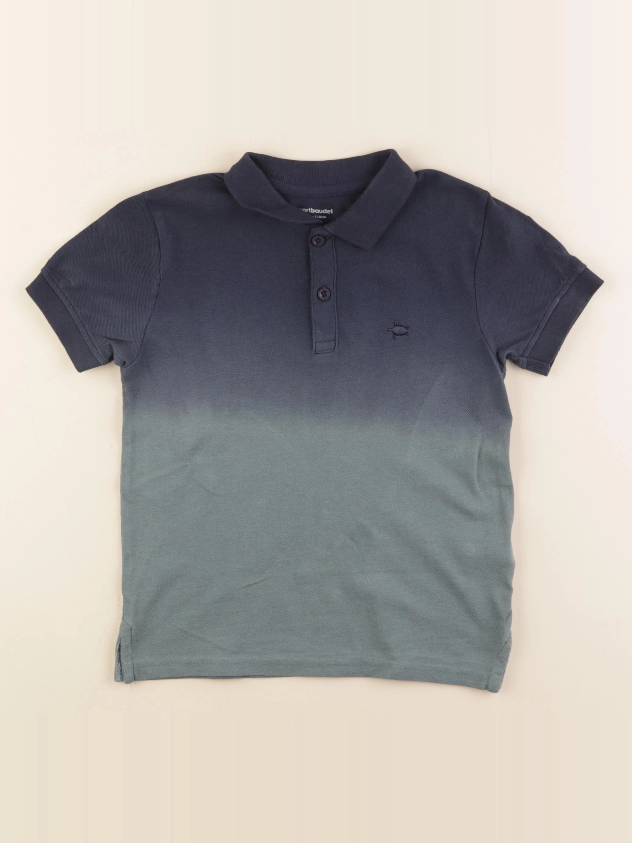 Vertbaudet - polo bleu - 5 ans