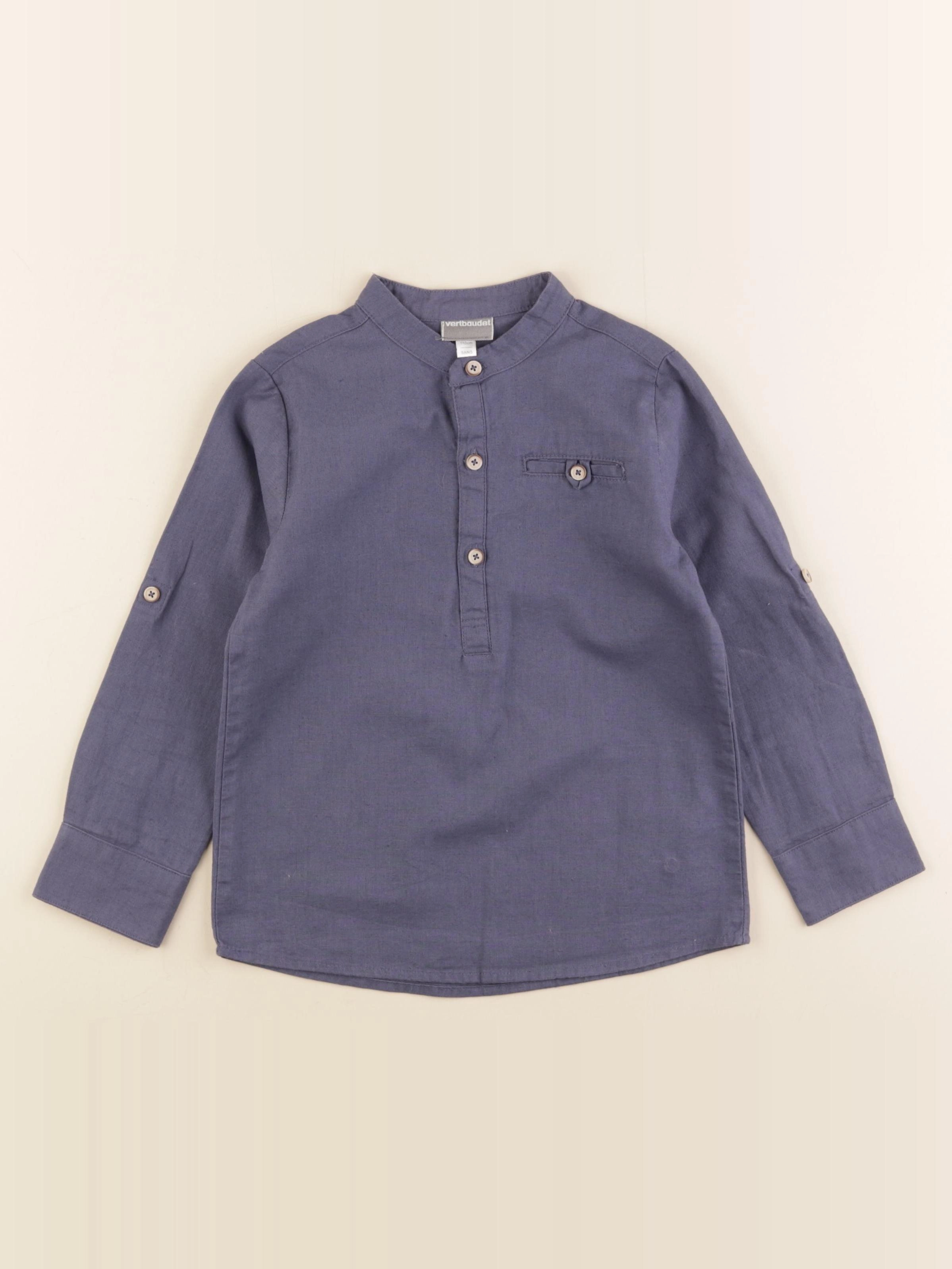 Vertbaudet - chemise bleu - 5 ans
