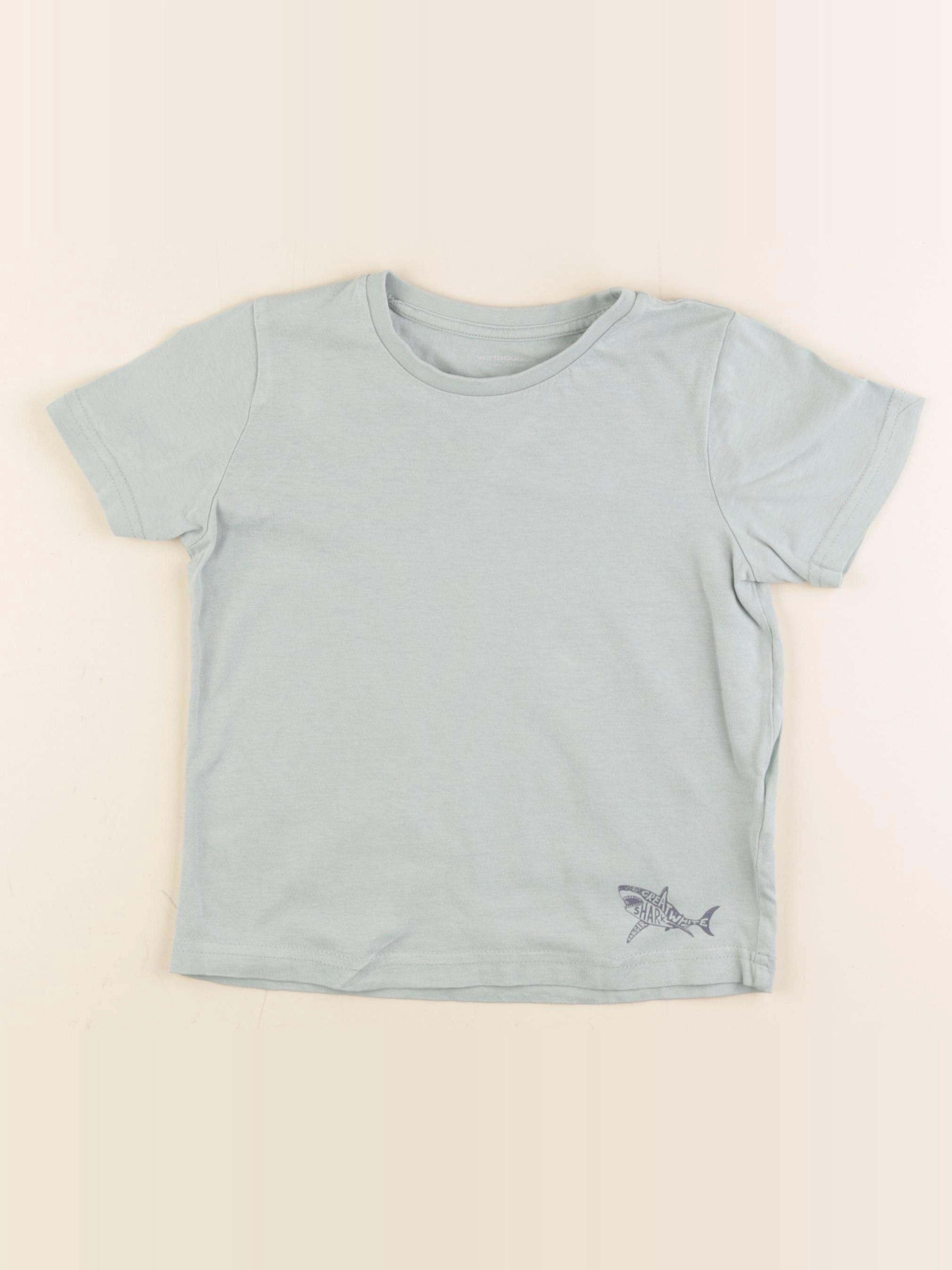 Vertbaudet - tee-shirt vert - 5 ans
