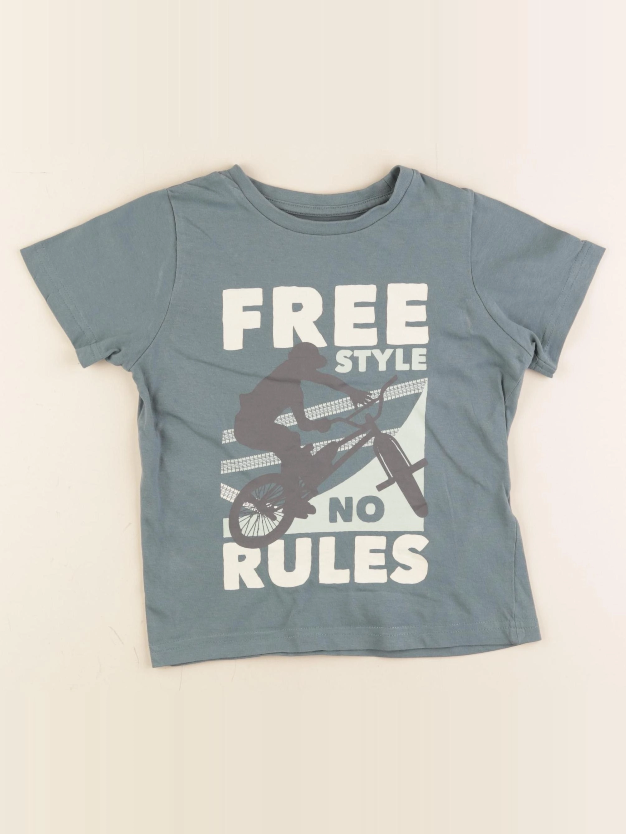 Vertbaudet - tee-shirt vert - 5 ans