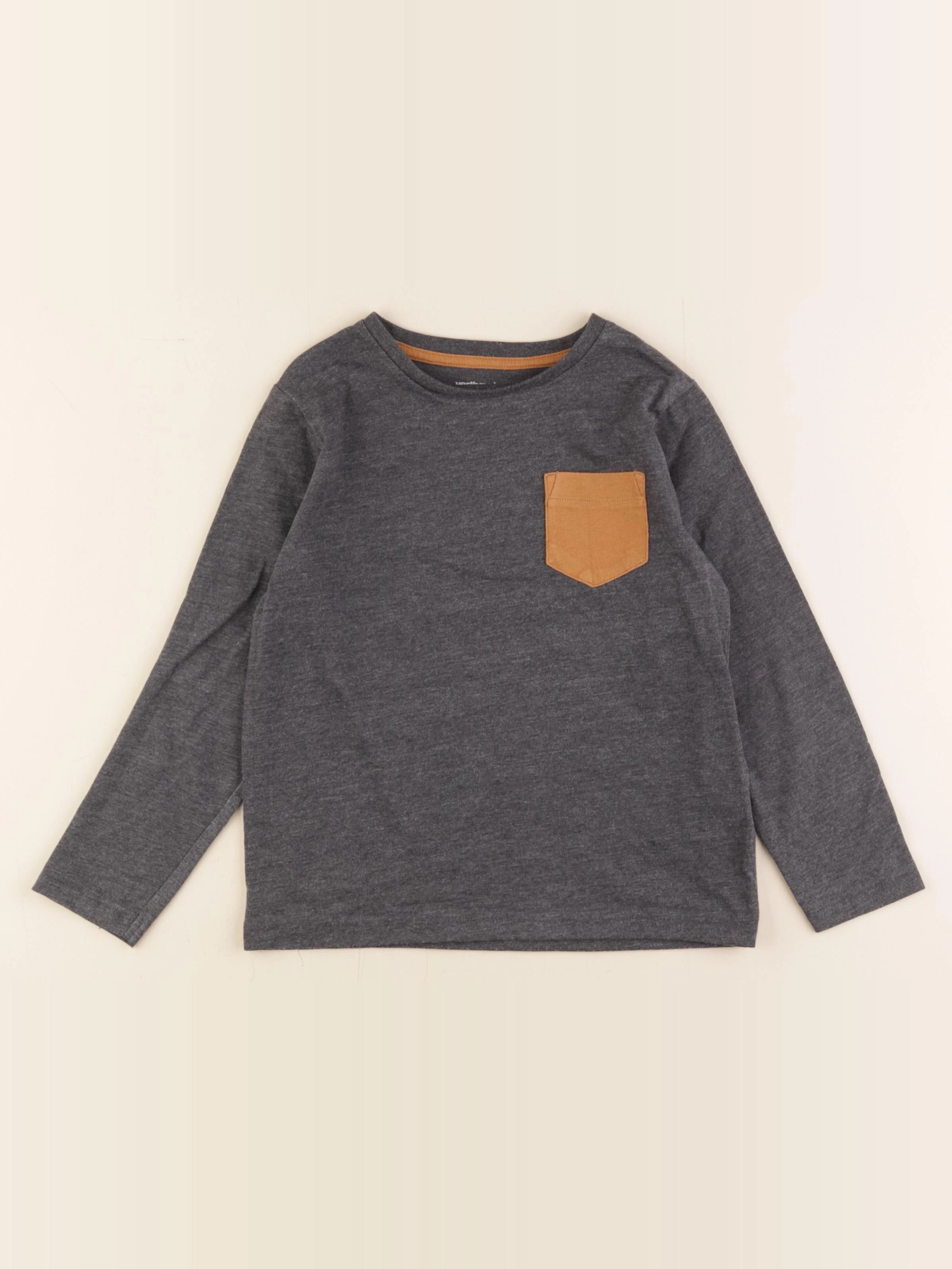 Vertbaudet - tee-shirt gris - 5 ans