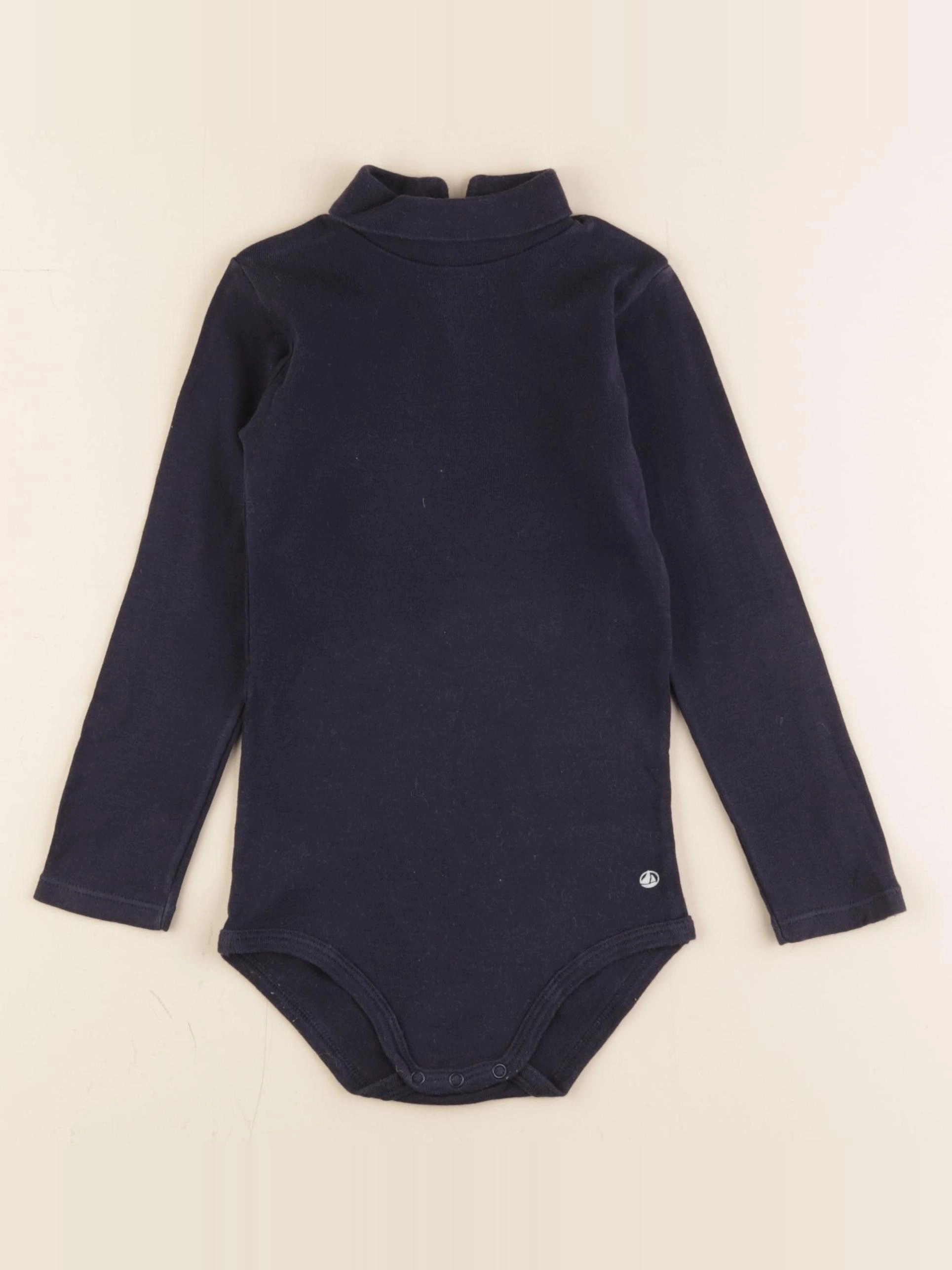 Petit Bateau - body à col bleu - 36 mois