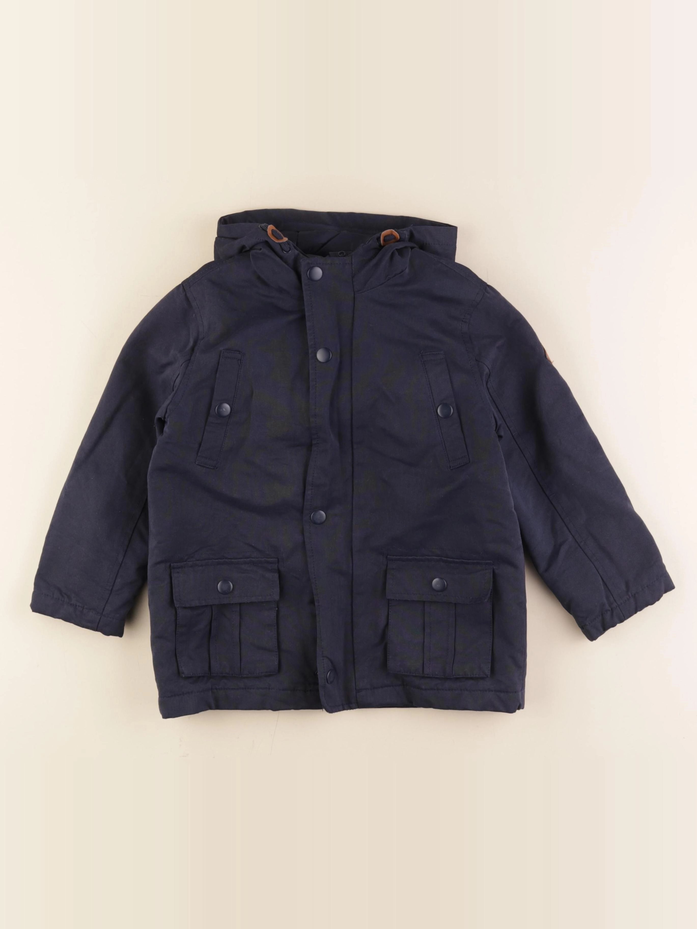 Vertbaudet - parka bleu - 4 ans