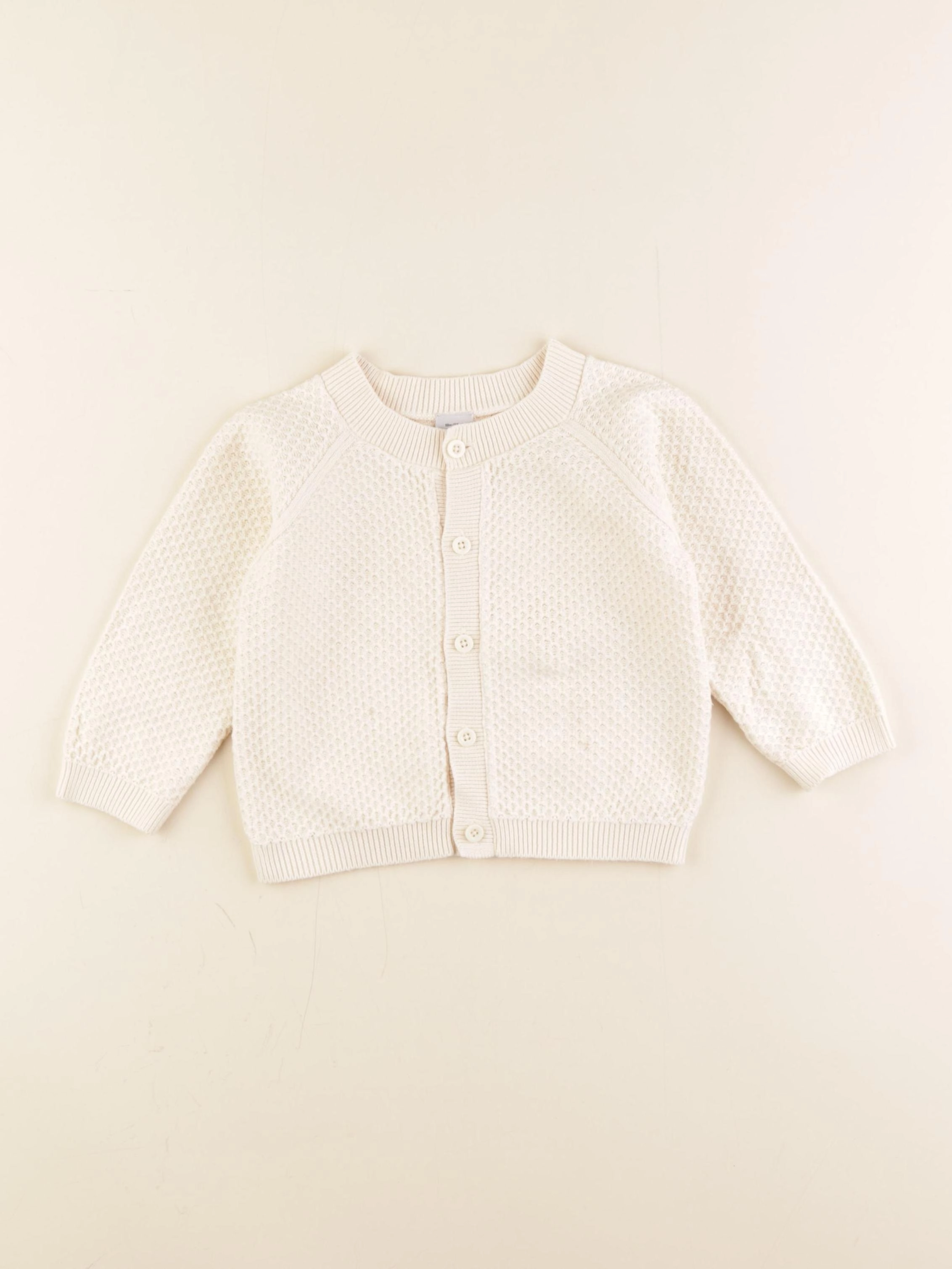 Petit Bateau - gilet beige - 18 mois