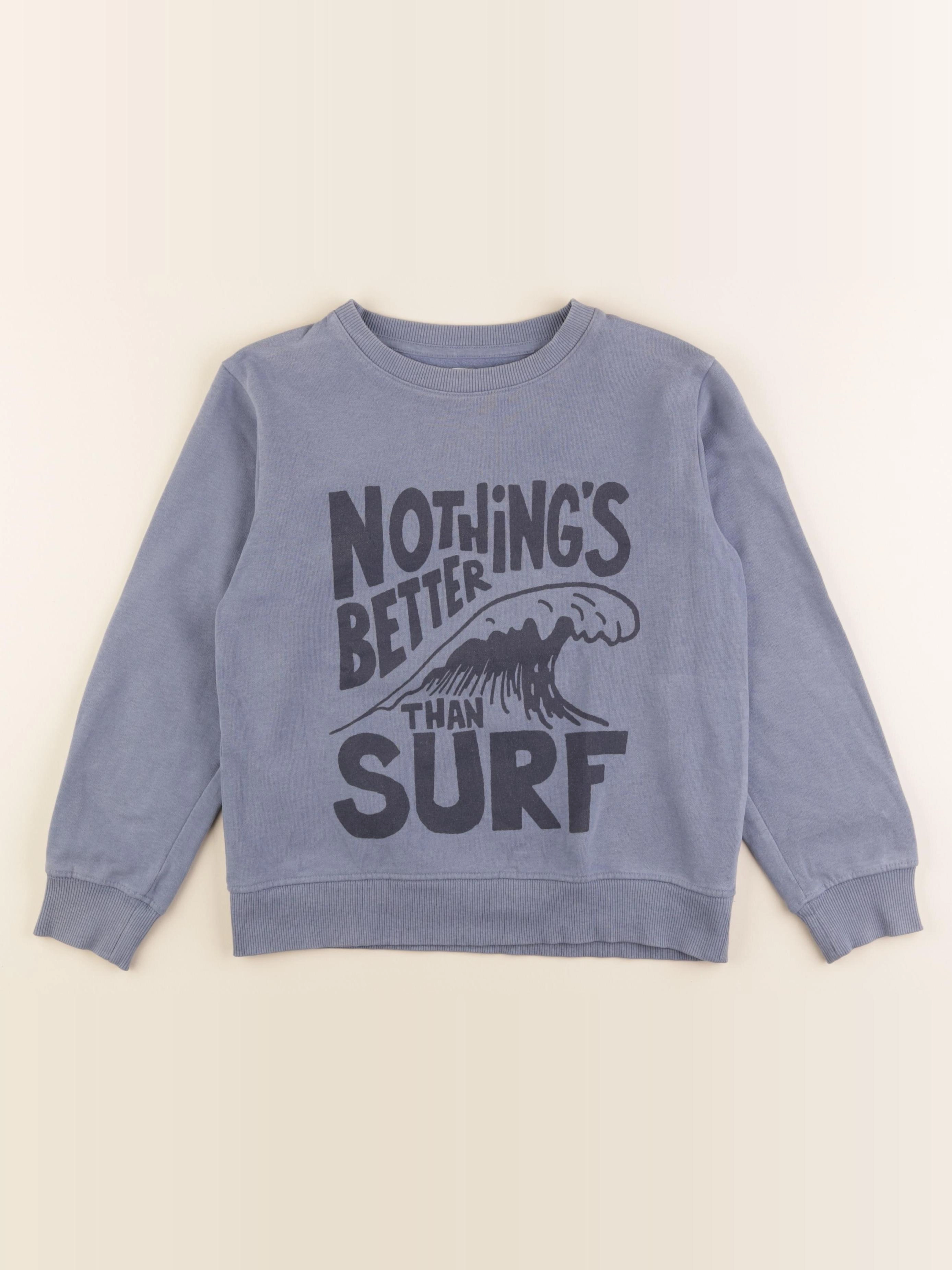 Vertbaudet - sweat bleu - 10 ans