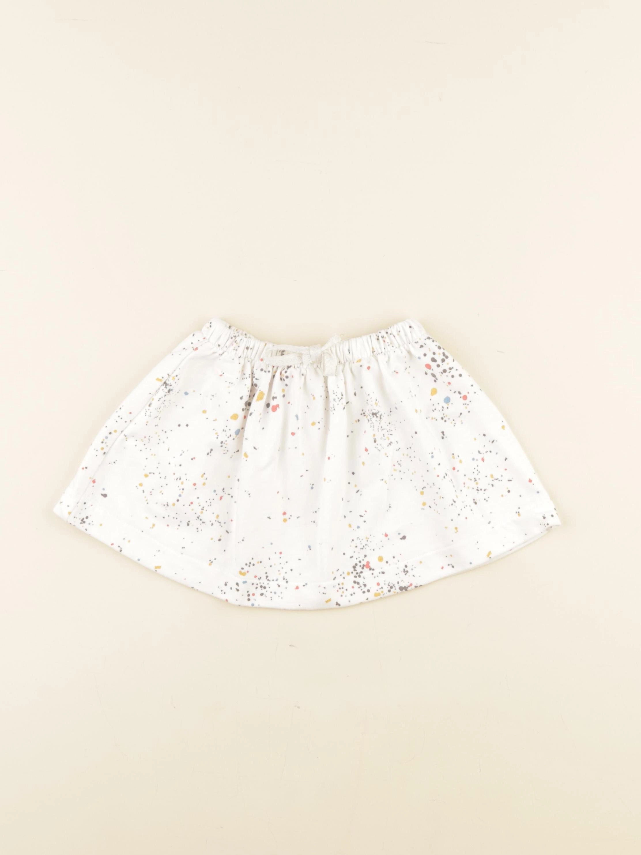 Mango - jupe blanc - 6/9 mois