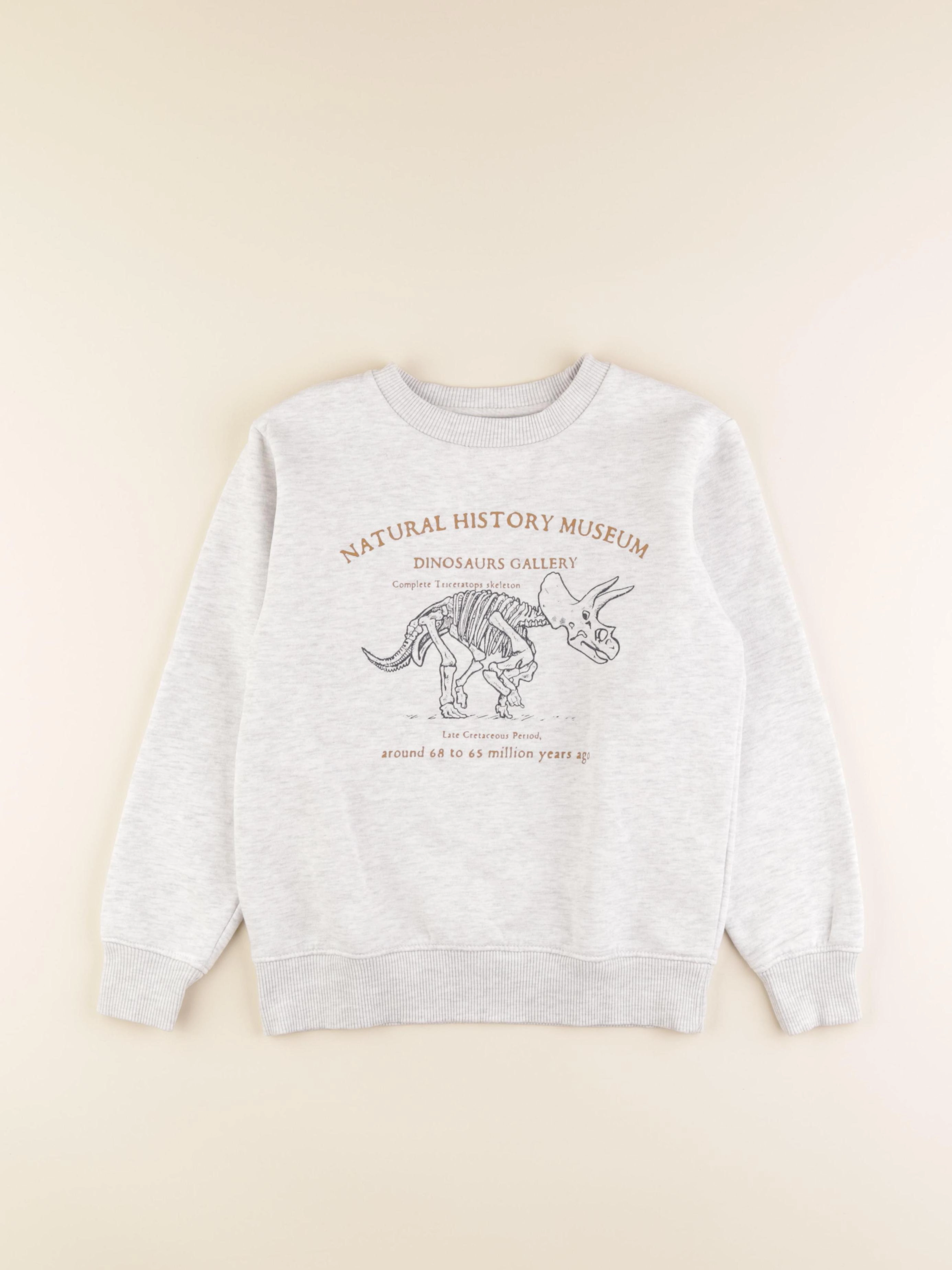 Vertbaudet - sweat blanc - 10 ans