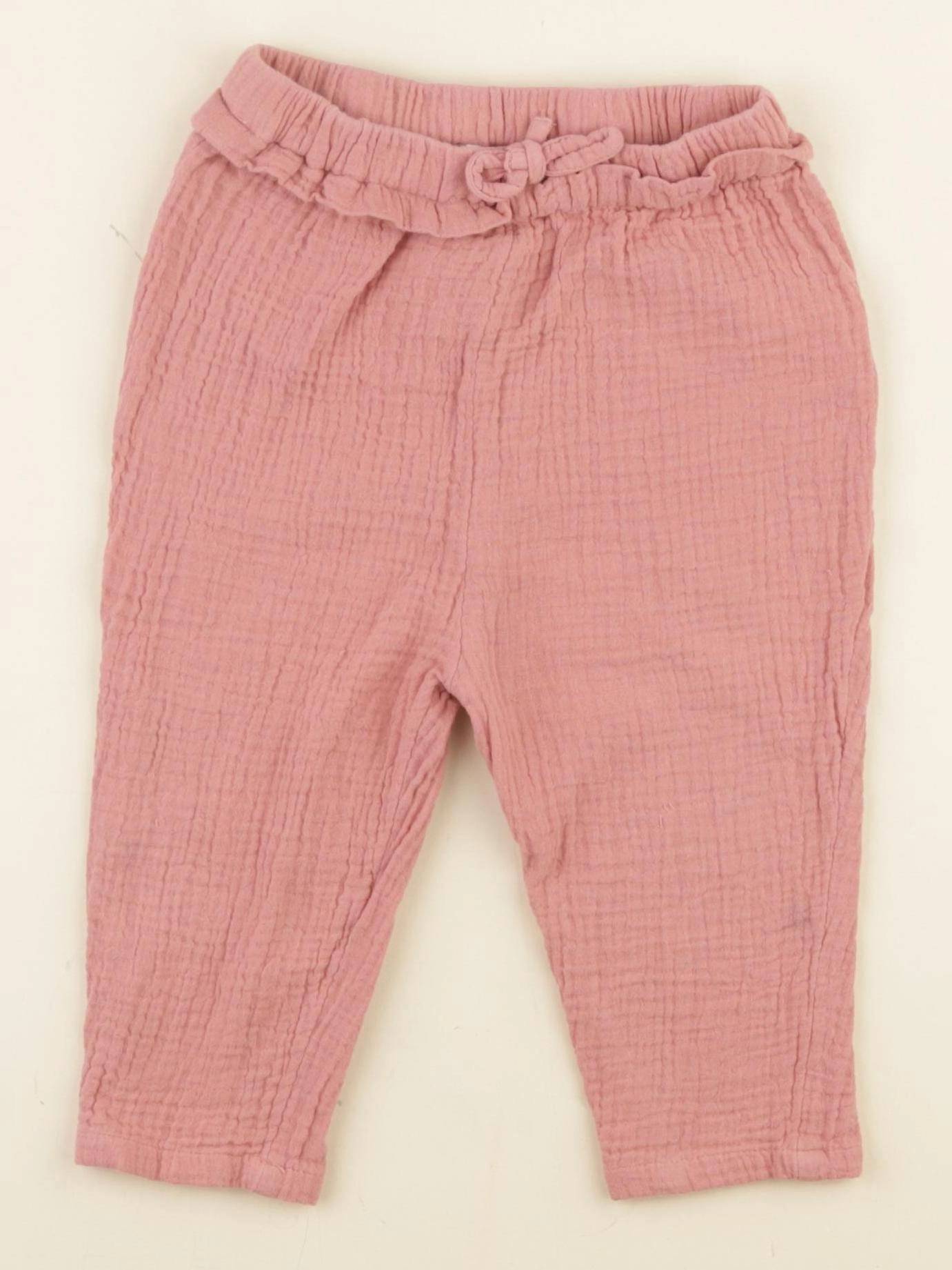 Vertbaudet - pantalon rose - 18 mois