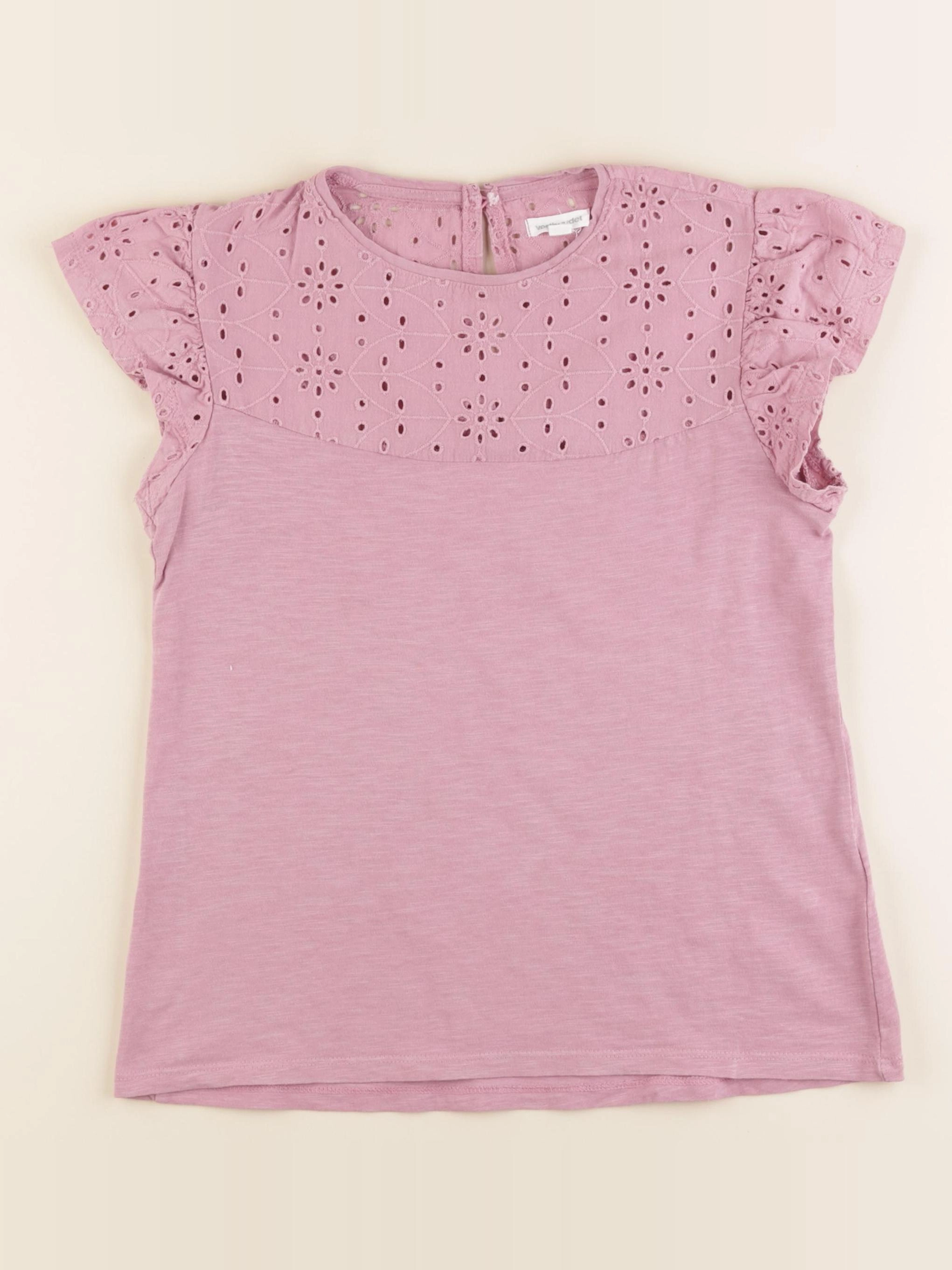 Vertbaudet - tee-shirt rose - 12 ans