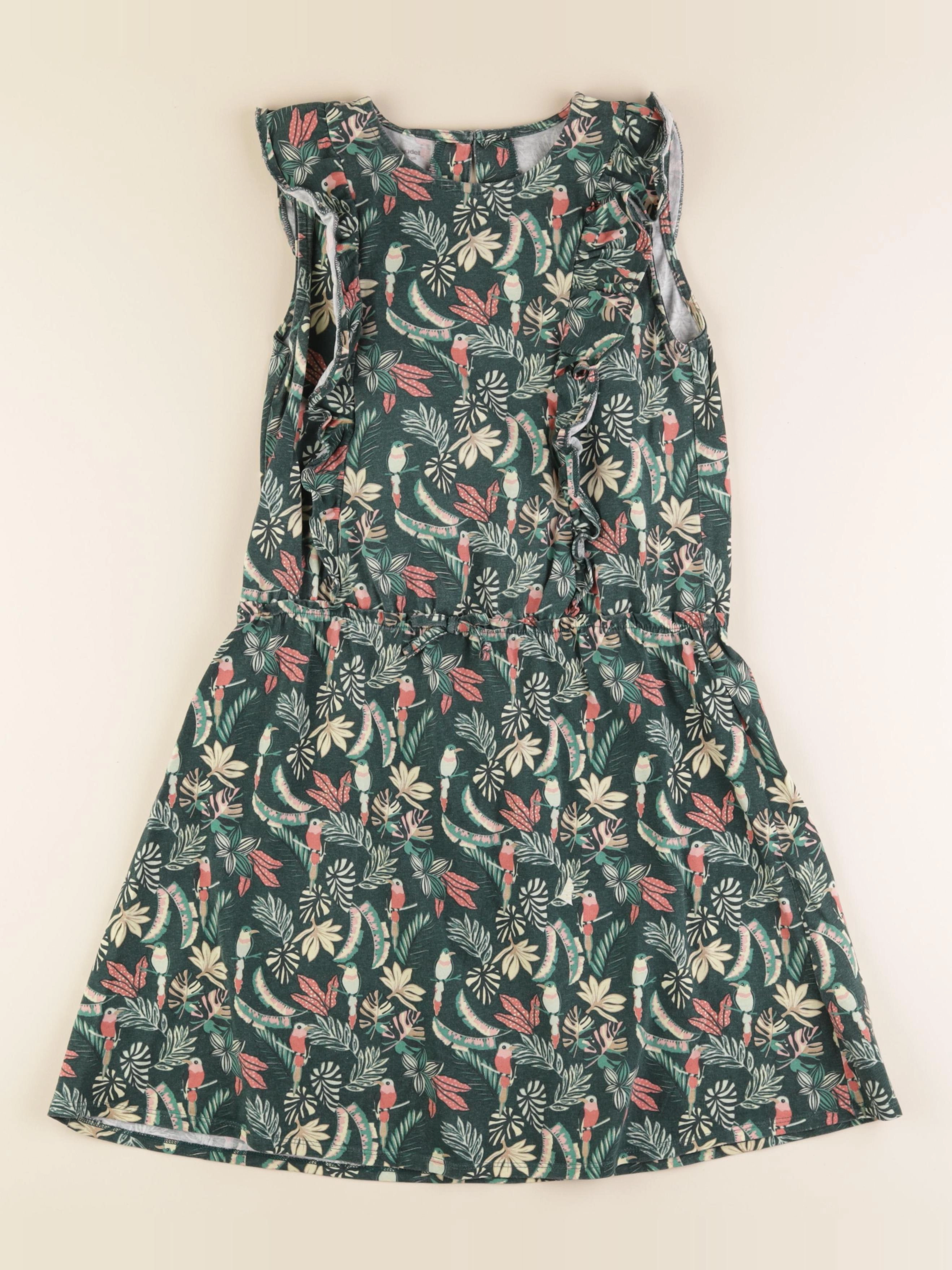 Vertbaudet - robe vert - 2 ans