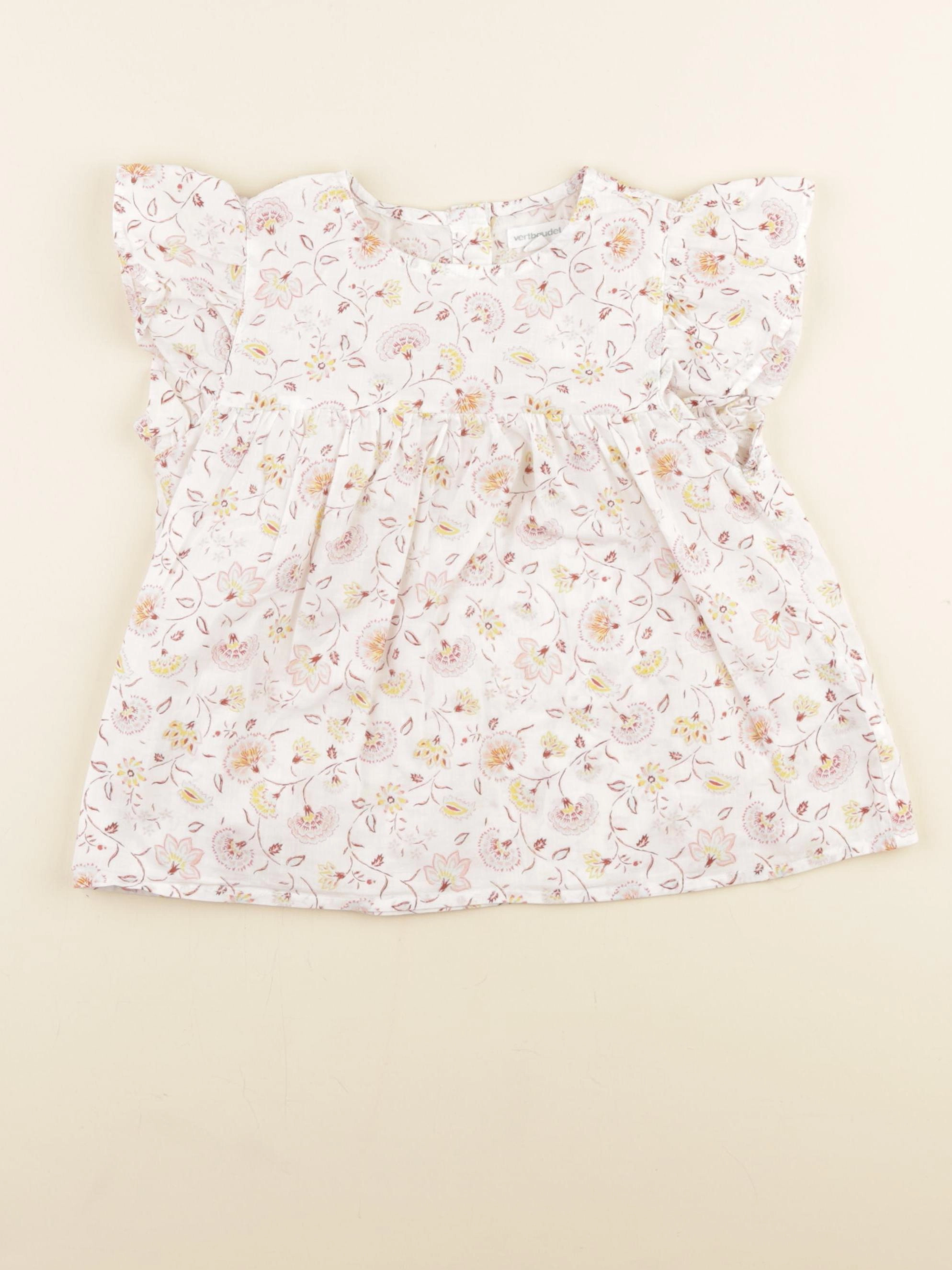 Vertbaudet - blouse blanc - 5 ans