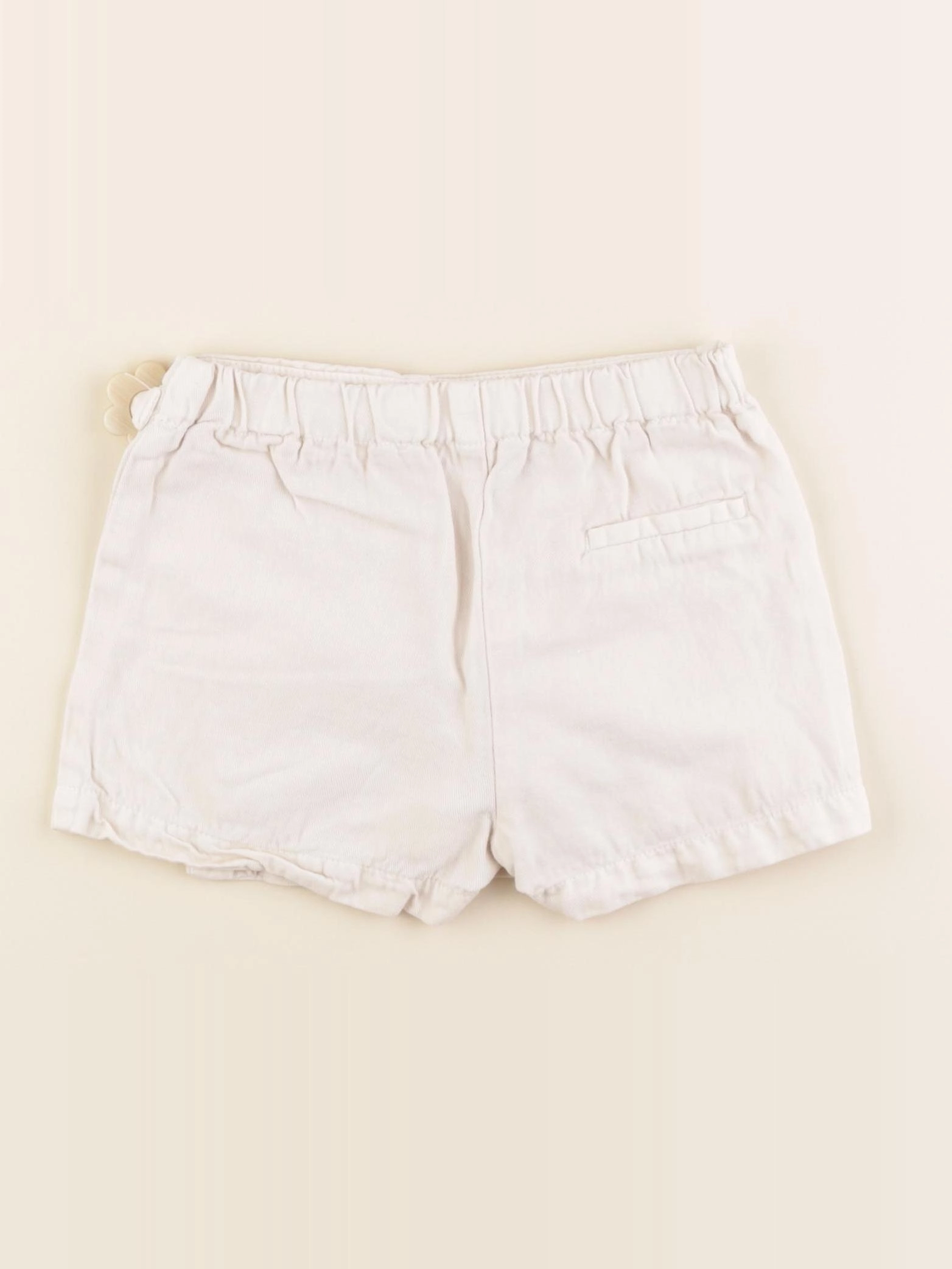Zara - jupe short beige - 18/24 mois