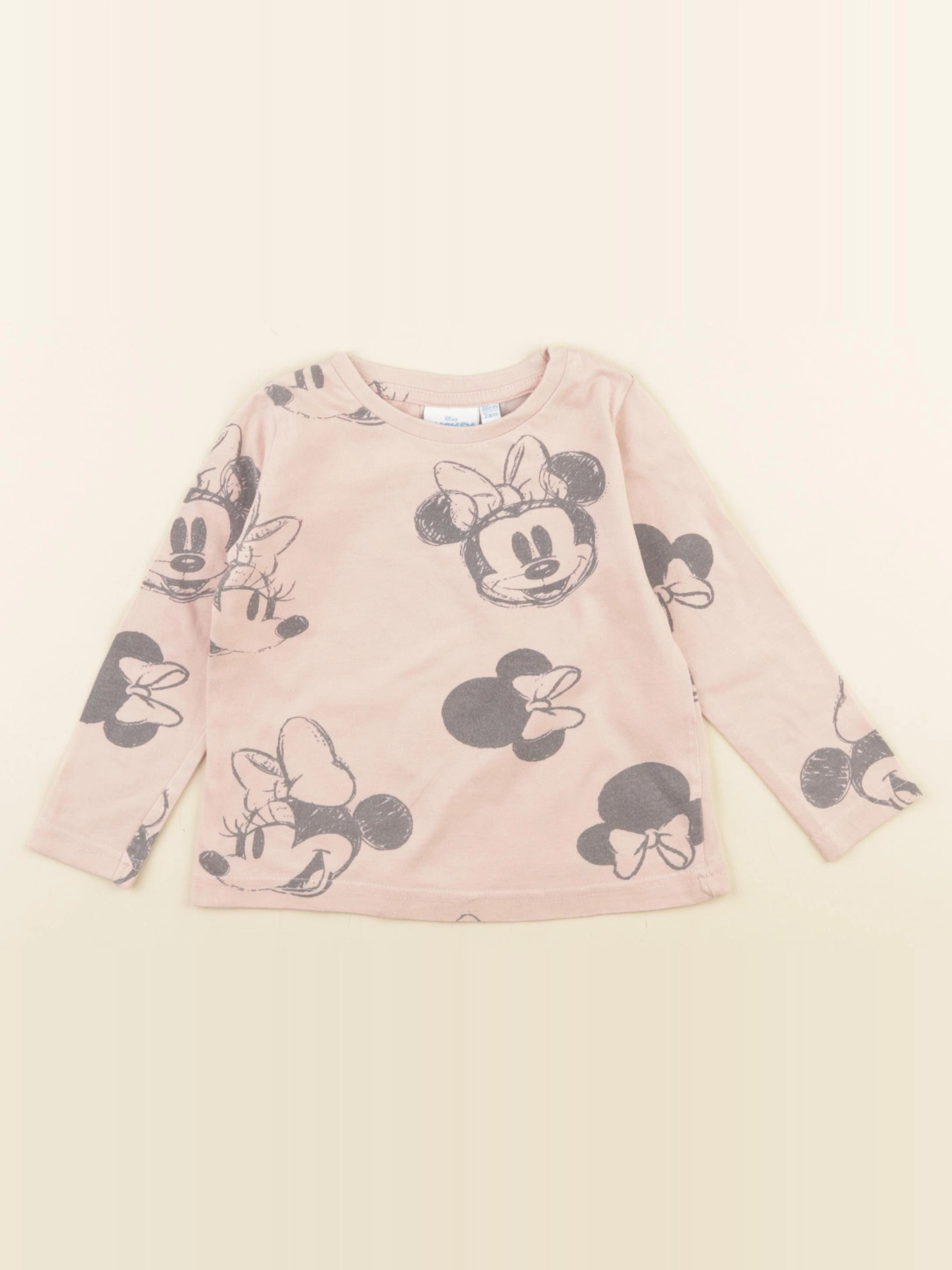 Vertbaudet - tee-shirt rose - 2 ans
