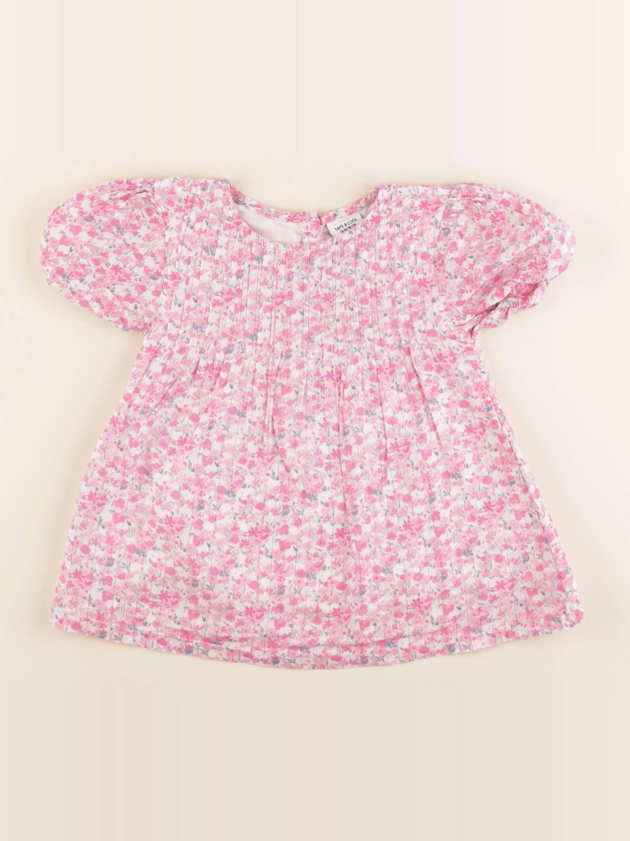 Tape à l'oeil - blouse rose - 36 mois