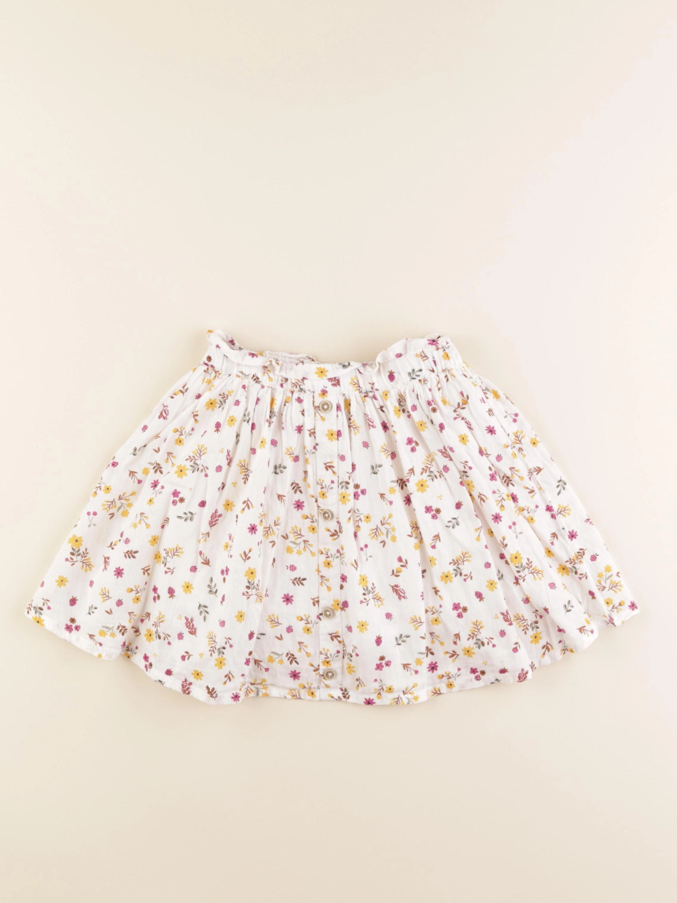 Tape à l'oeil - jupe blanc, jaune - 3 ans