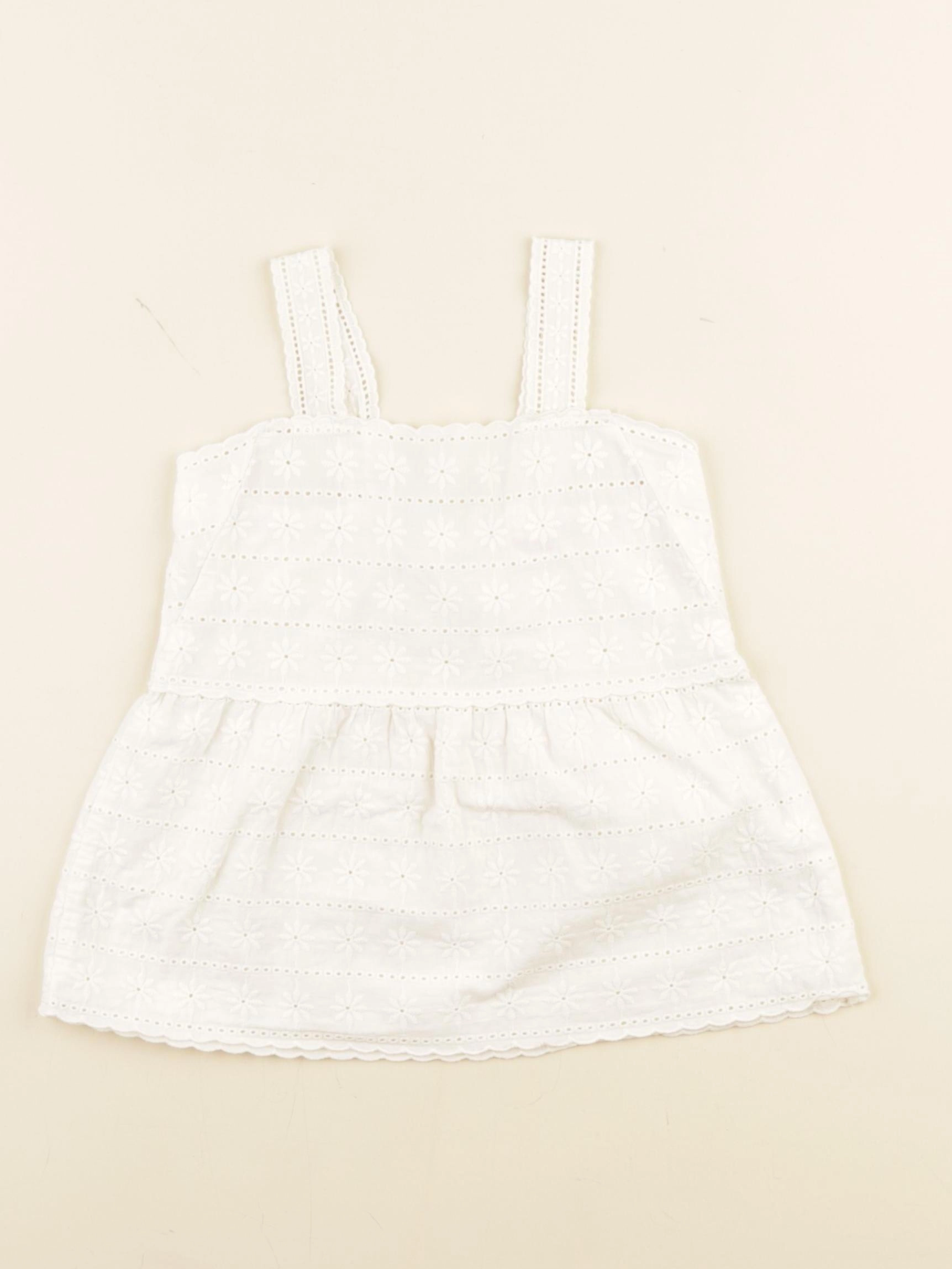 Zara - blouse blanc - 12/18 mois