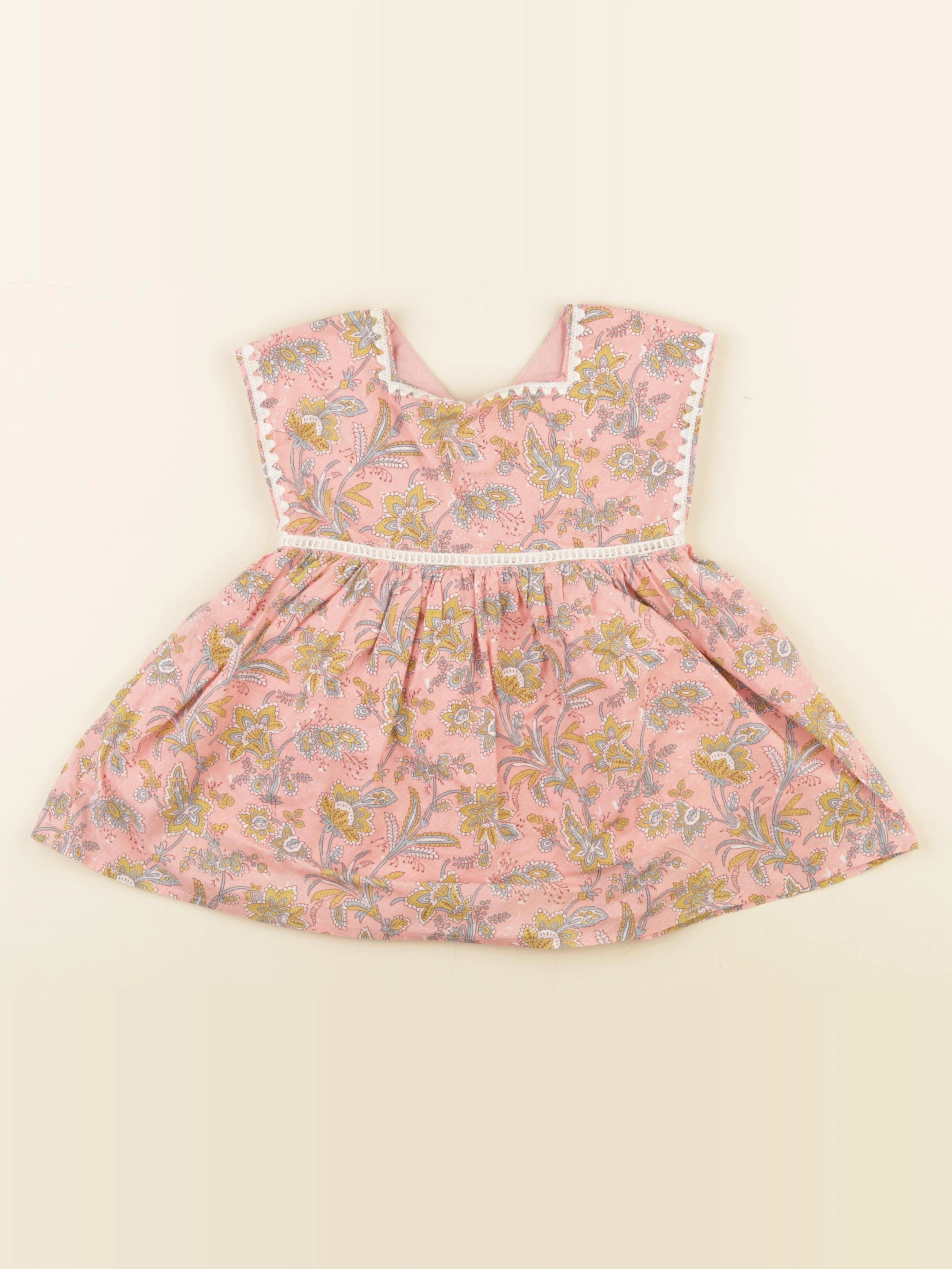 Louise Misha - robe rose - 12 mois