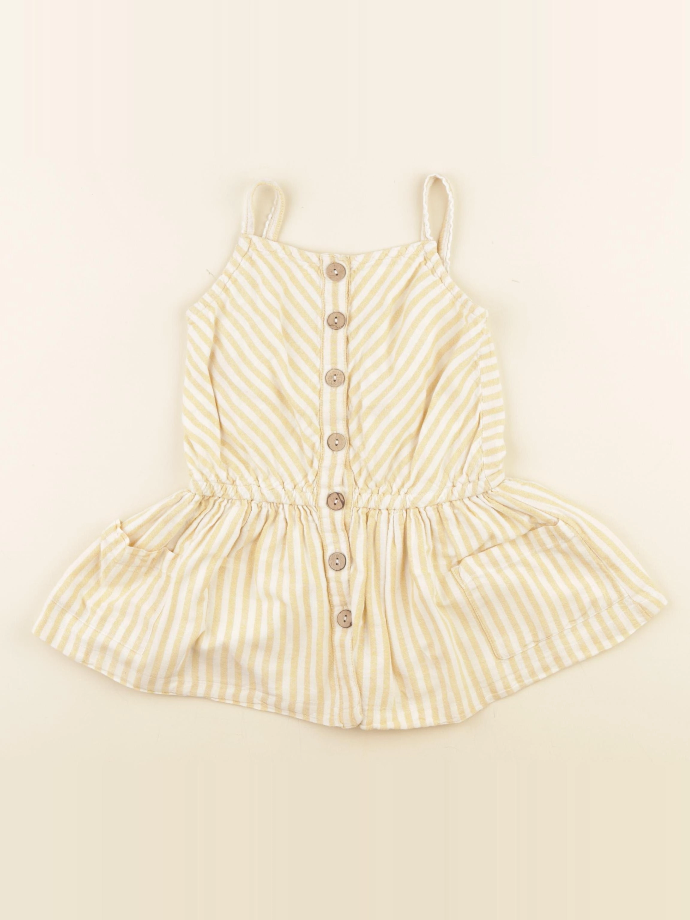 Arsène et les pipelettes - robe jaune - 3 ans