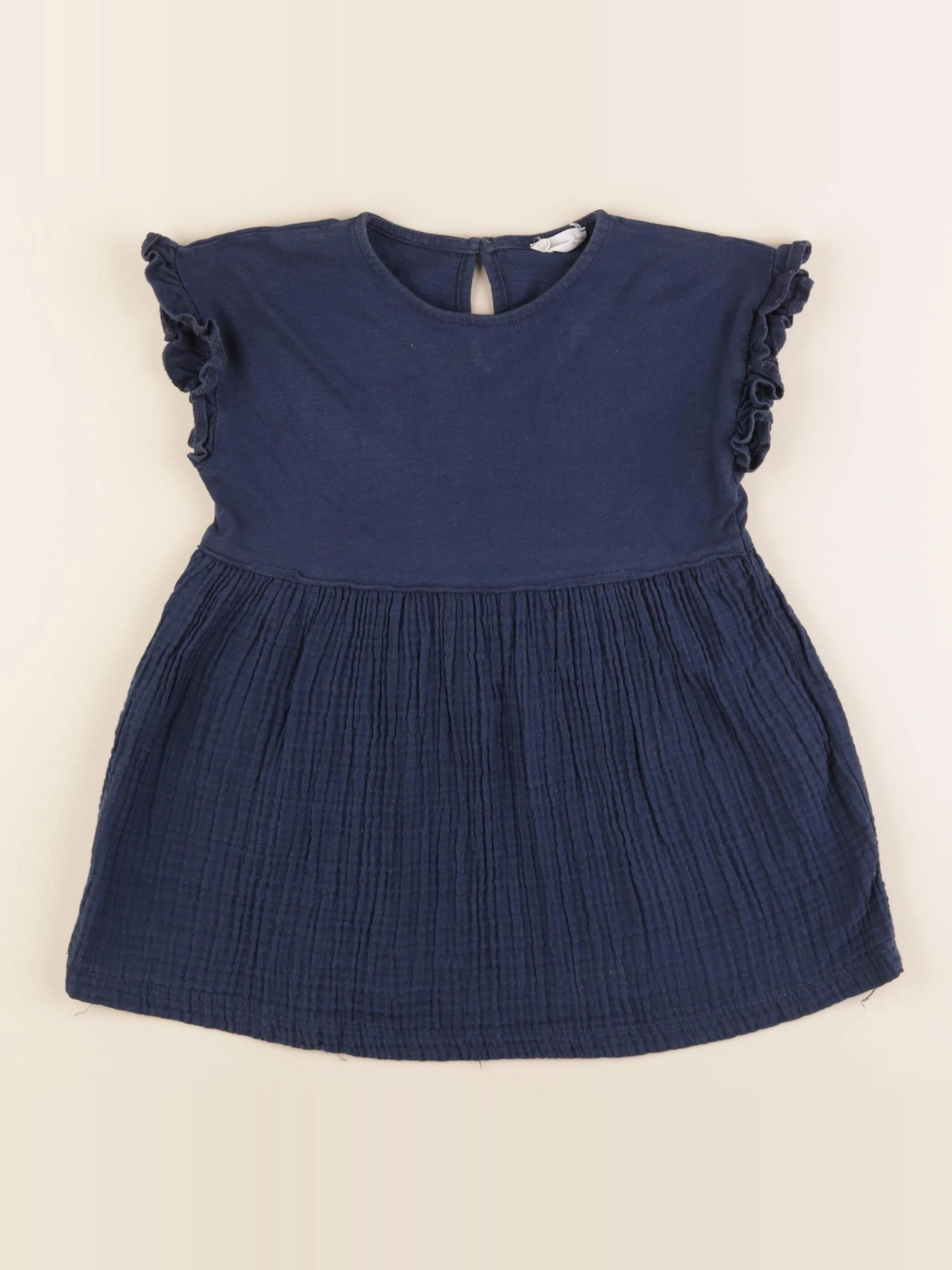 Mango - robe bleu - 18/24 mois