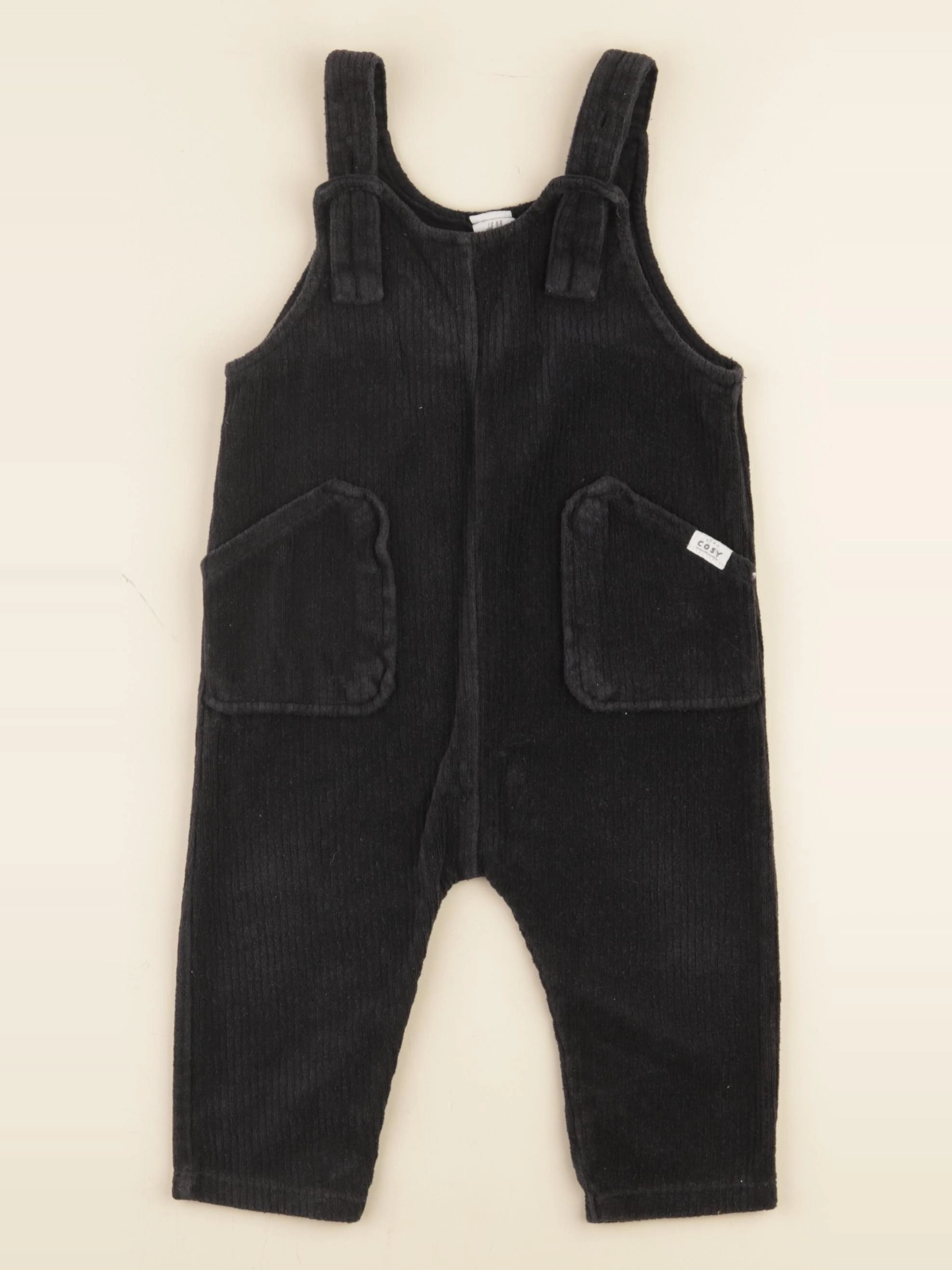 H&M - salopette noir - 12 mois