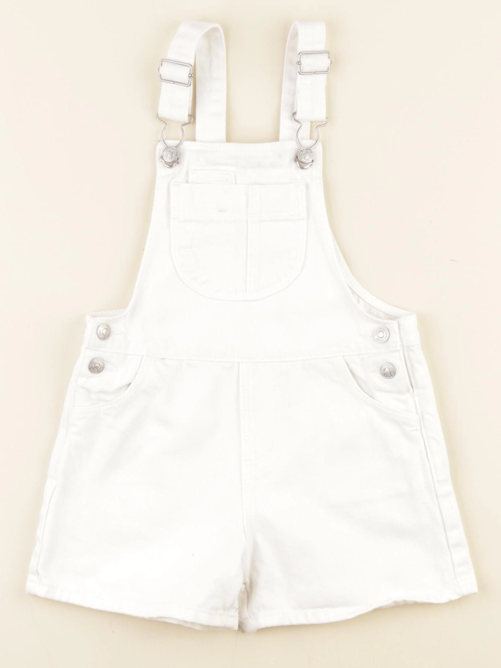 Zara - salopette blanc - 2/3 ans