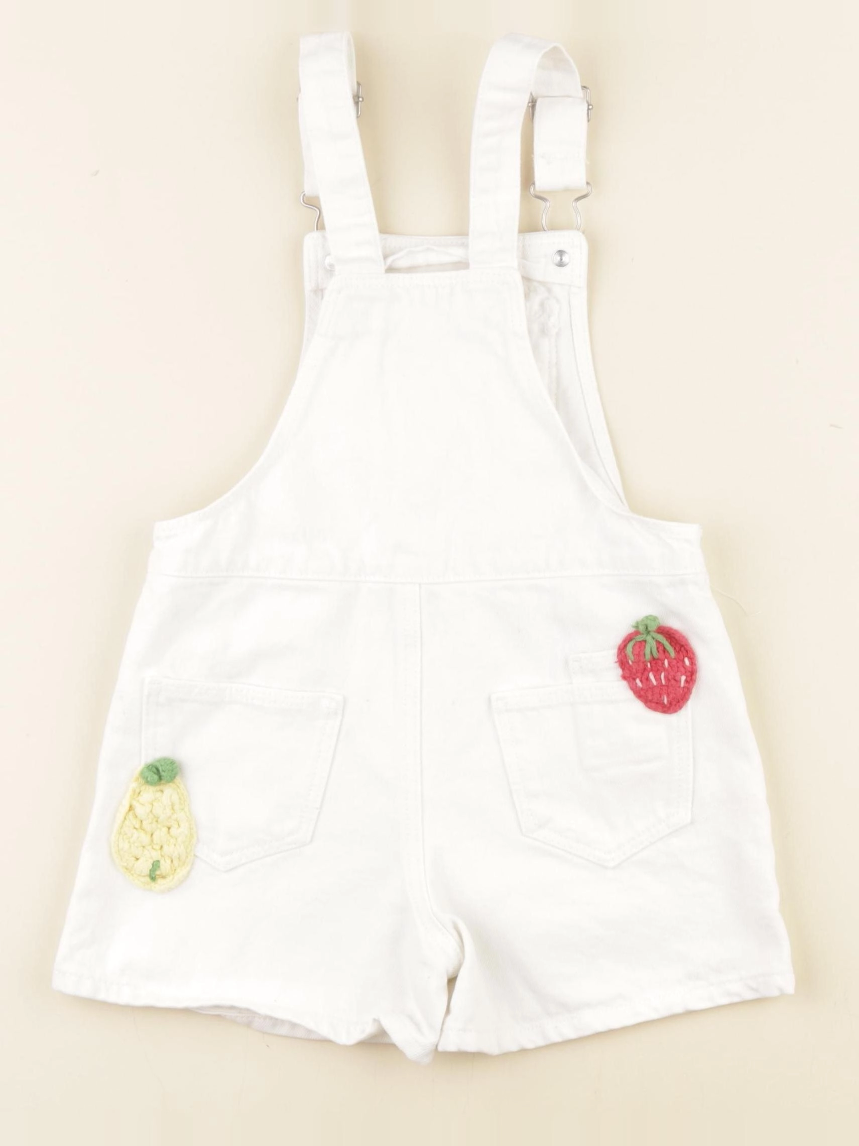 Zara - salopette blanc - 2/3 ans