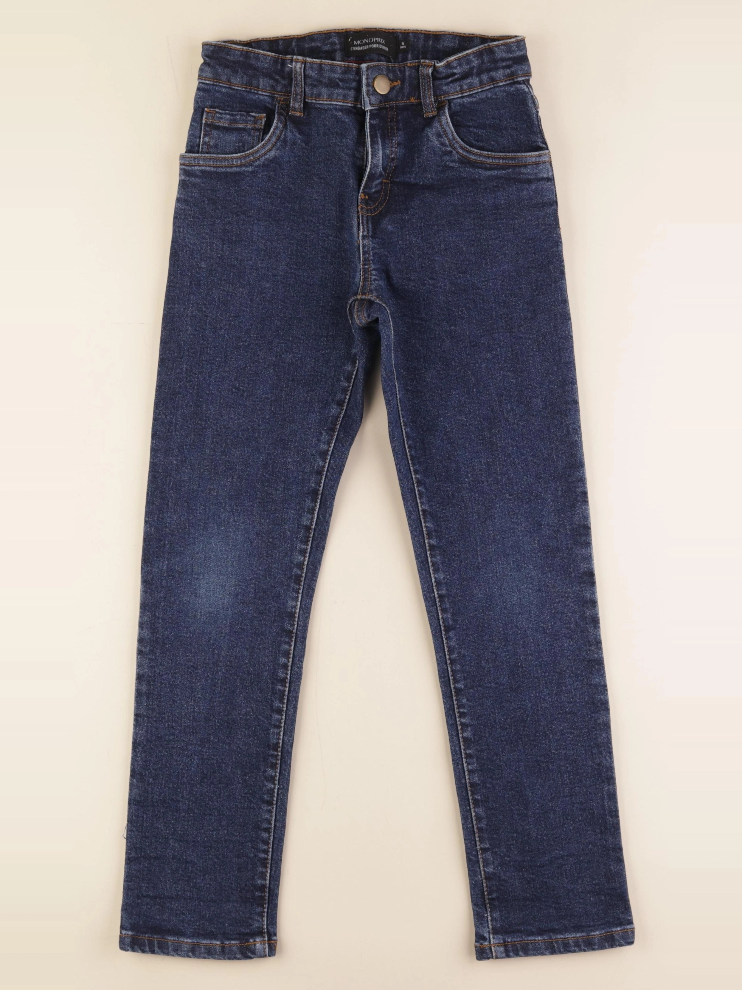 Monoprix - jean bleu - 8 ans