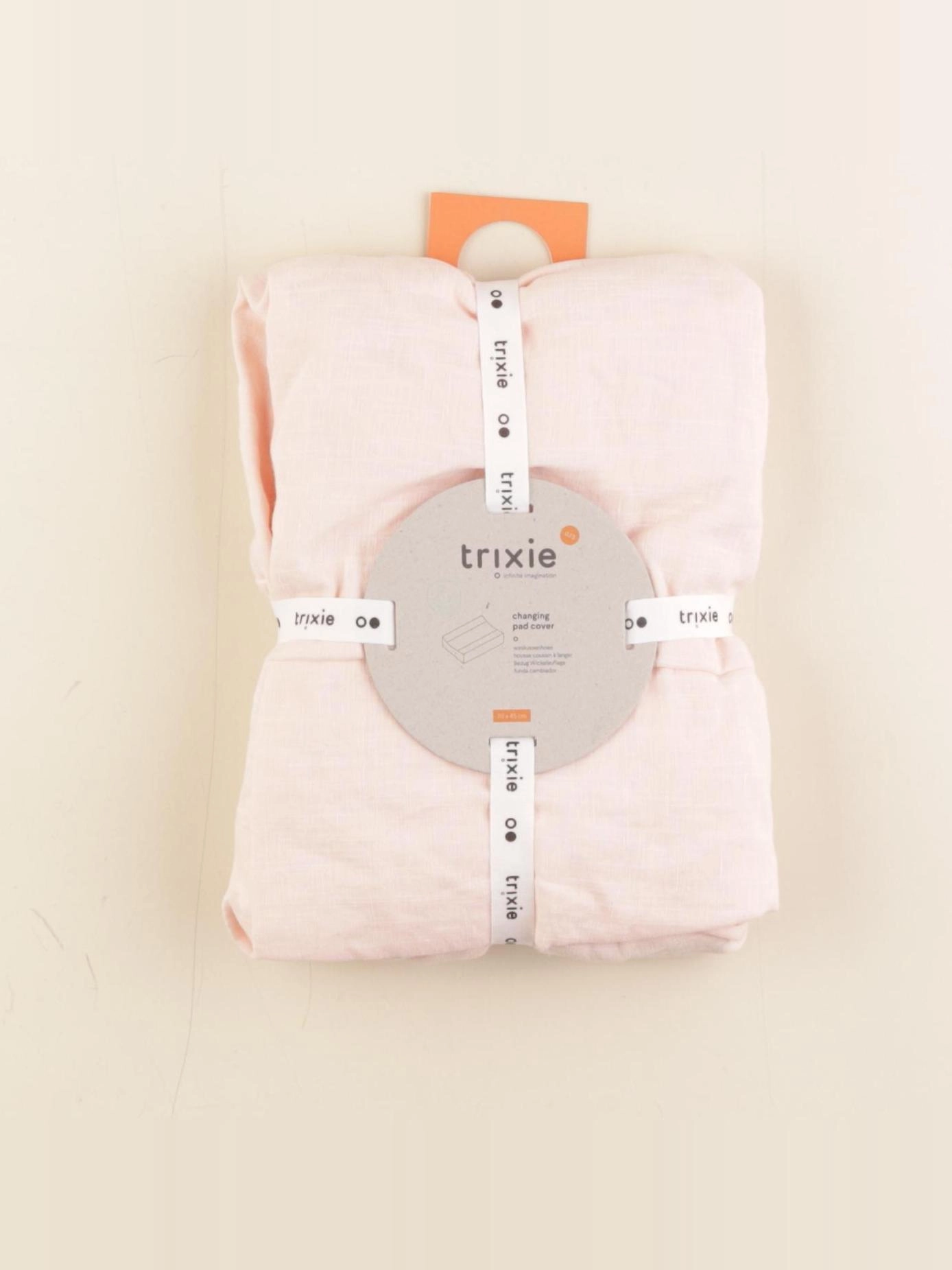 Trixie - housse de matelas à langer rose - 