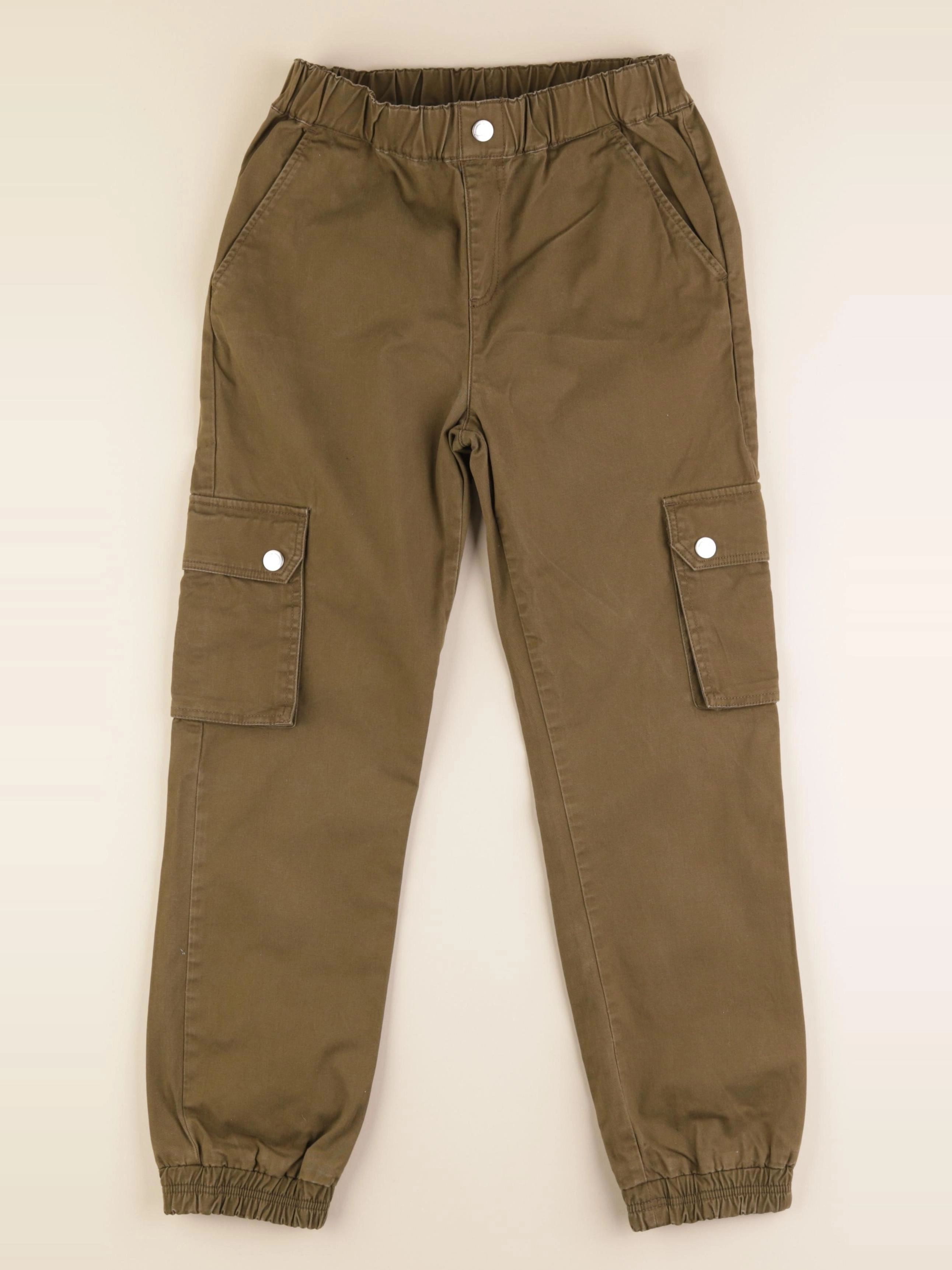Petit Bateau - pantalon vert - 10 ans