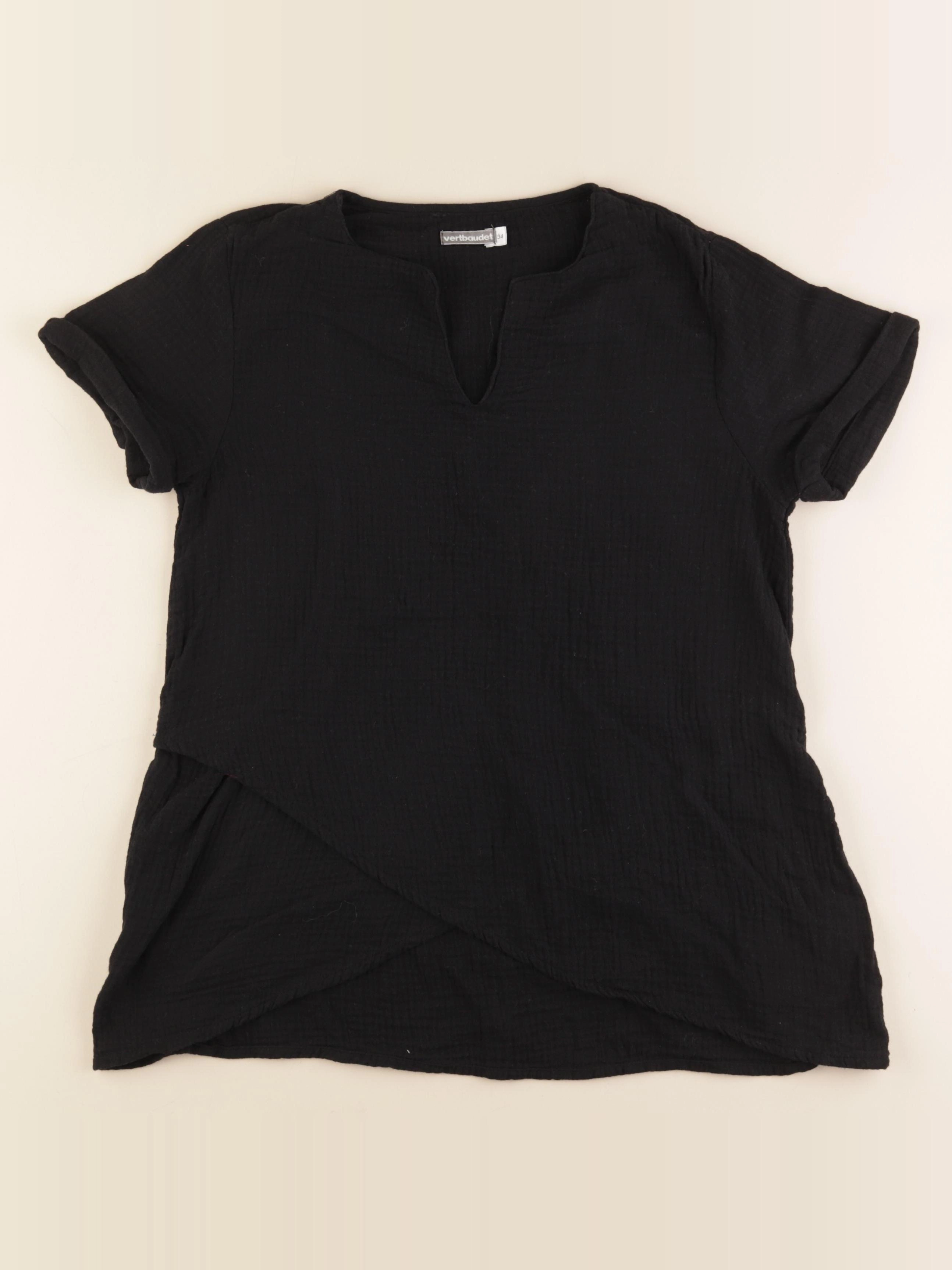 Vertbaudet - blouse grossesse noir - 34