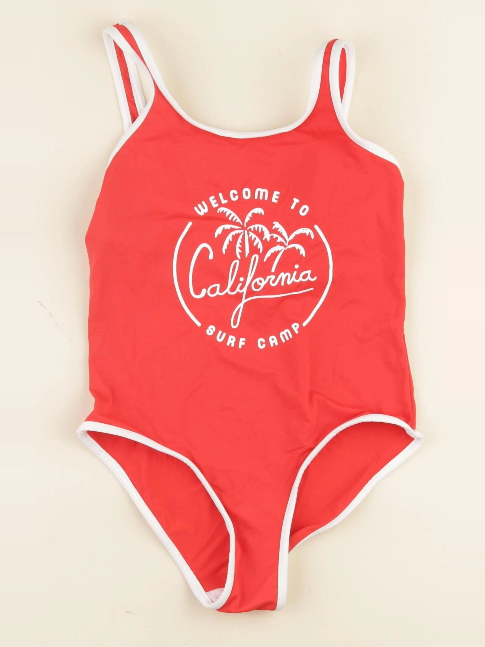 Zara - maillot de bain rouge - 8/9 ans