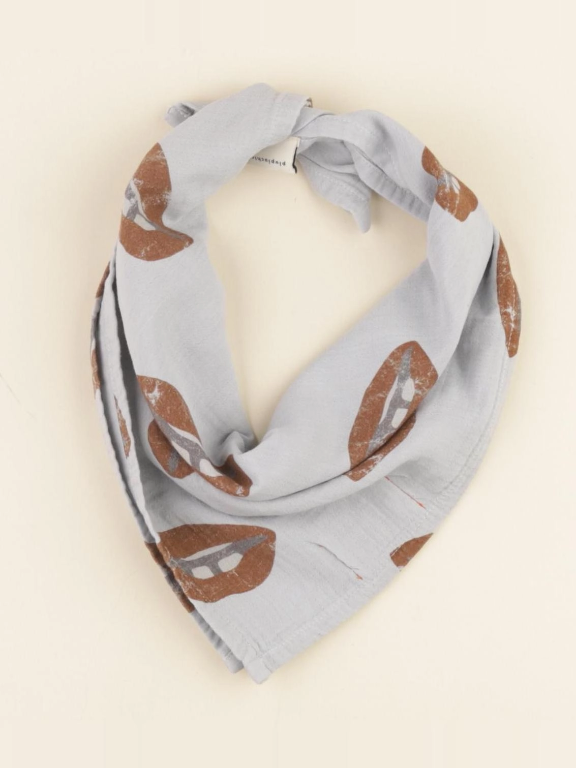 Piupiuchick - foulard bleu - 8/9 ans