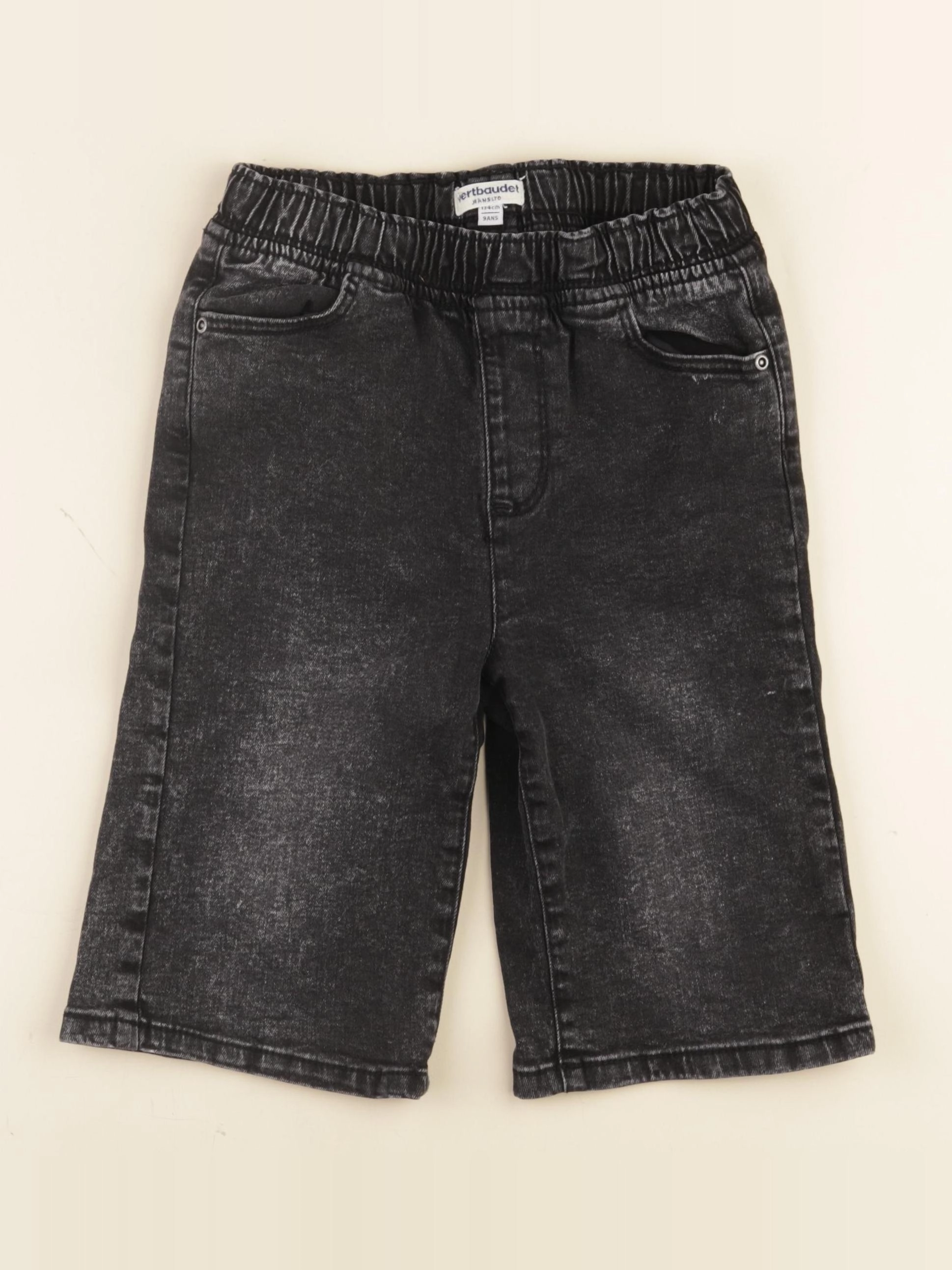 Vertbaudet - short noir - 9 ans