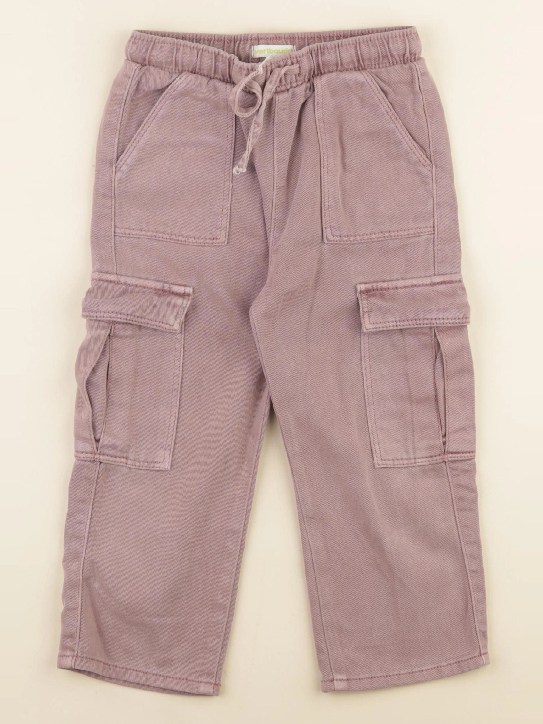 Vertbaudet - pantalon rose - 4 ans