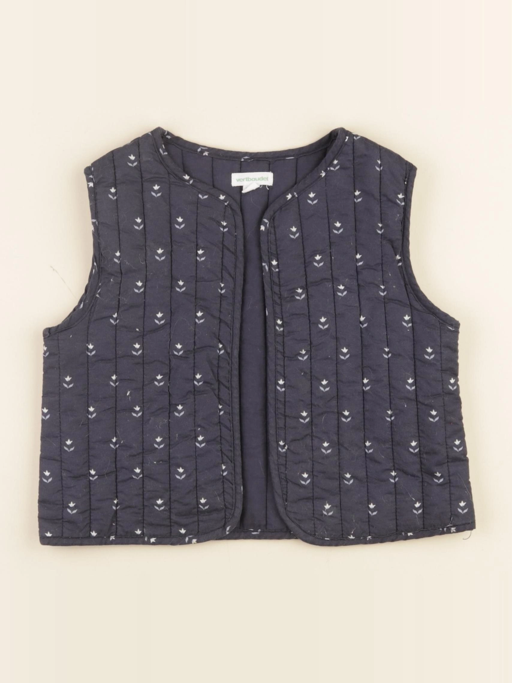 Vertbaudet - gilet bleu - 4 ans