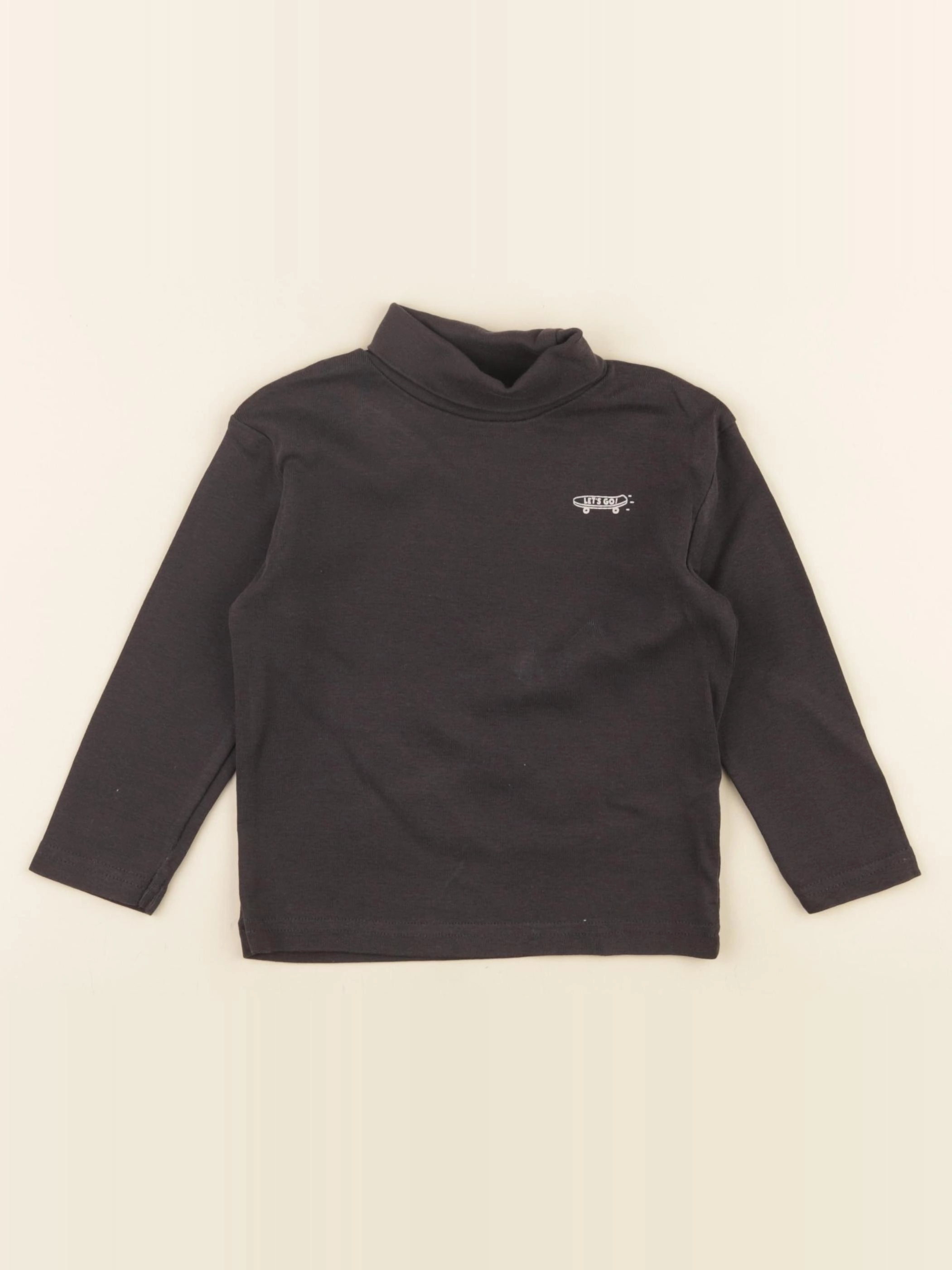 Vertbaudet - sous-pull noir - 3 ans