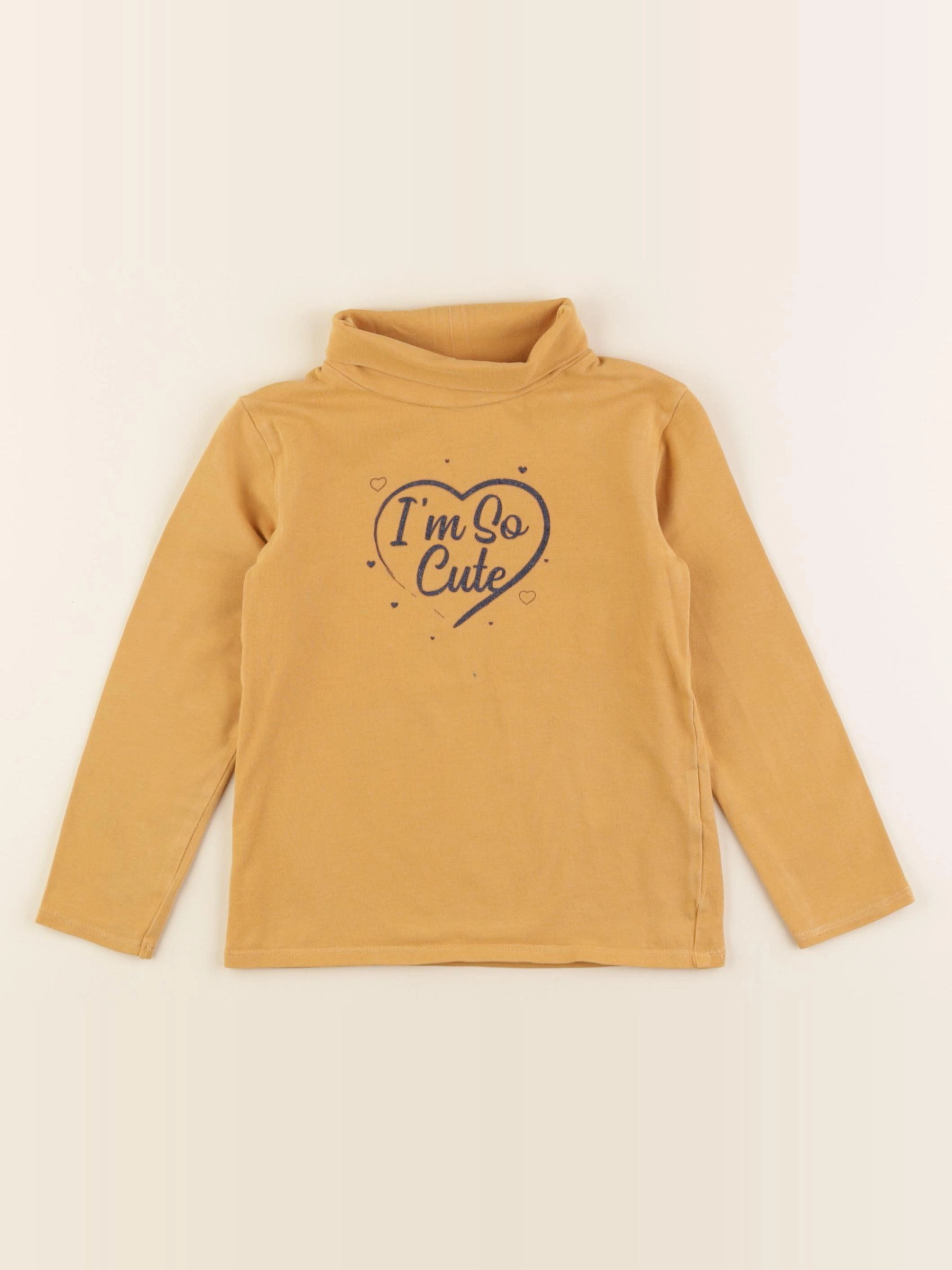 Vertbaudet - sous-pull jaune - 4 ans