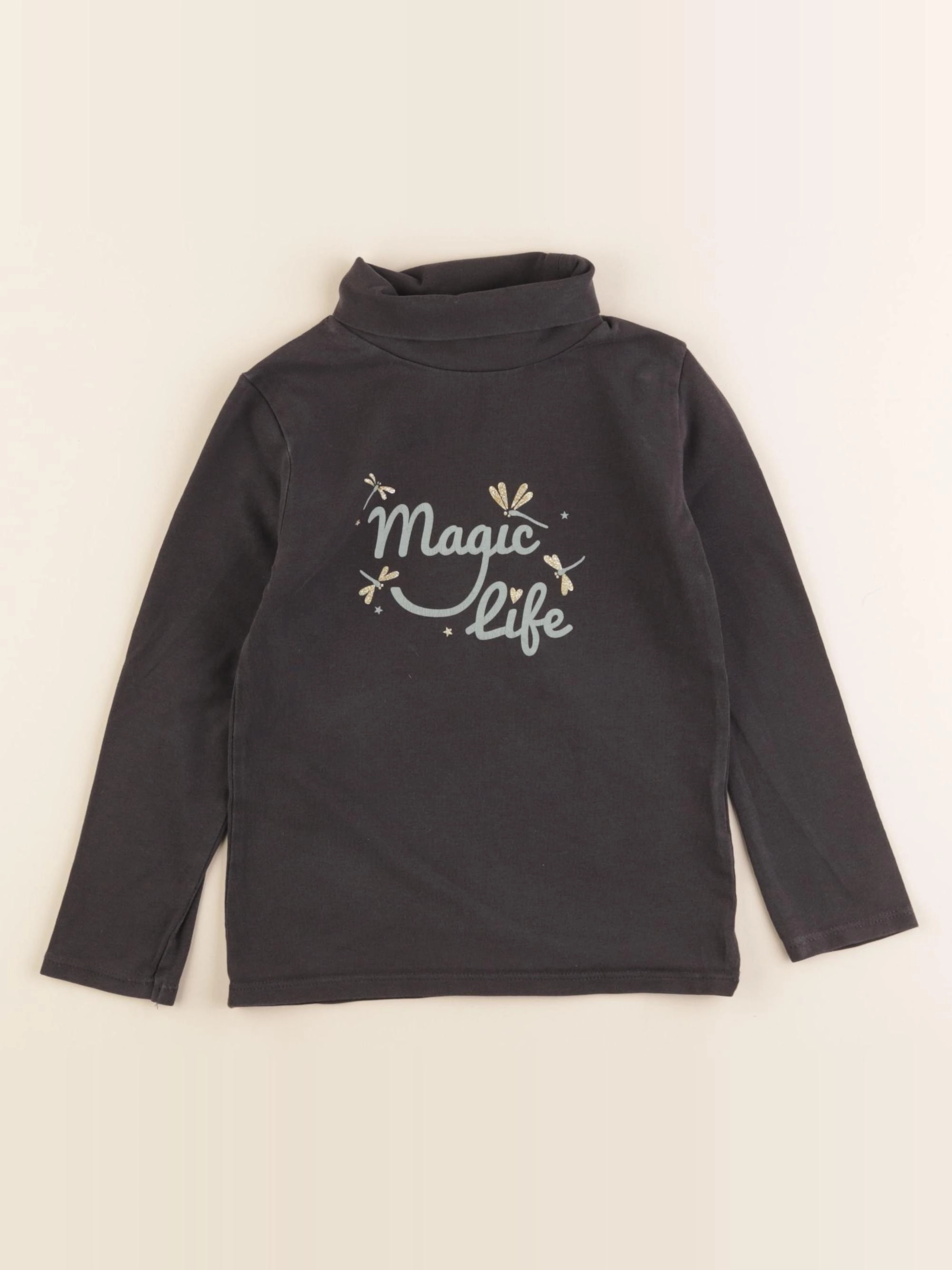 Vertbaudet - sous-pull gris - 4 ans