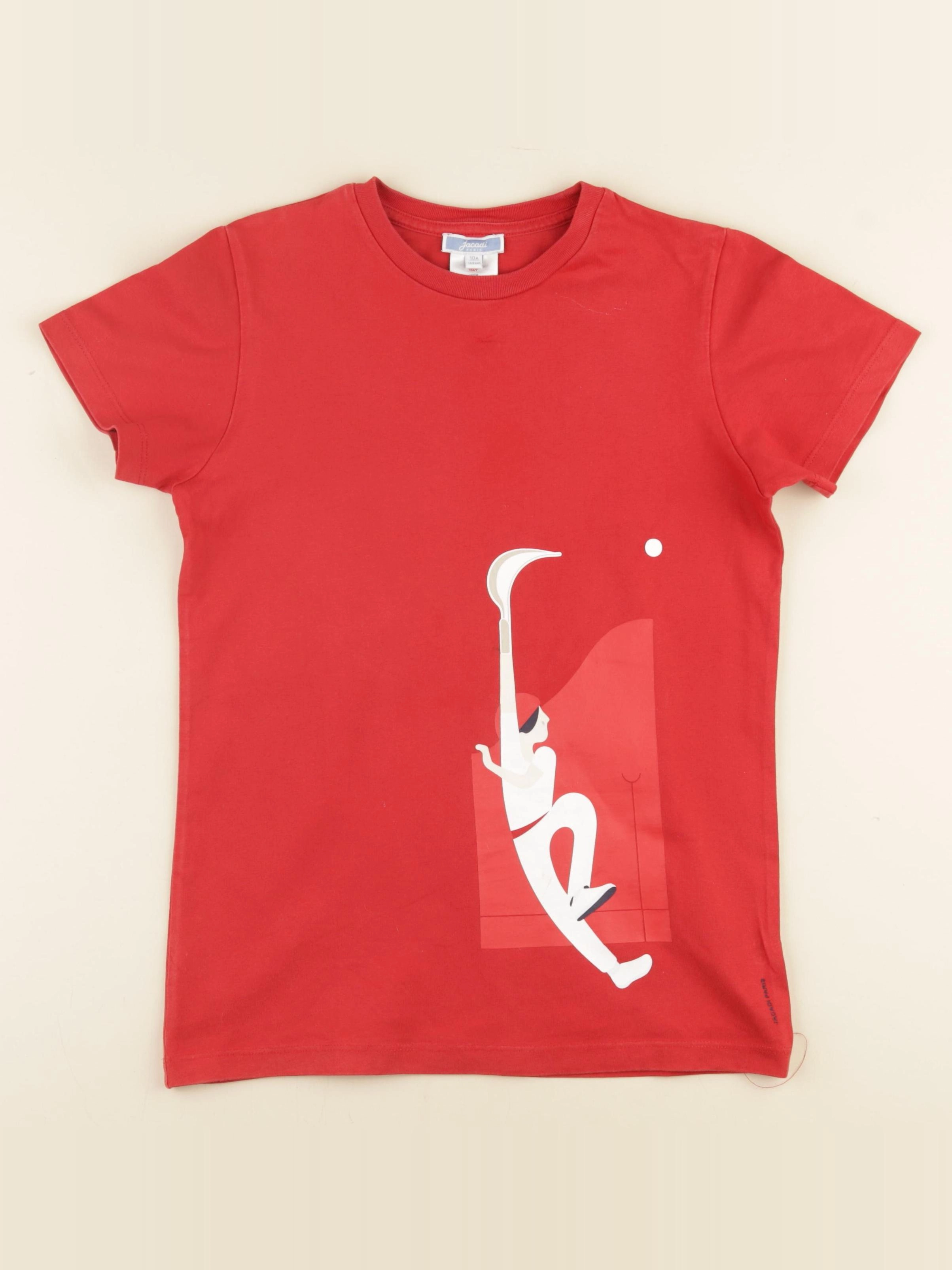 Jacadi - tee-shirt rouge - 10 ans