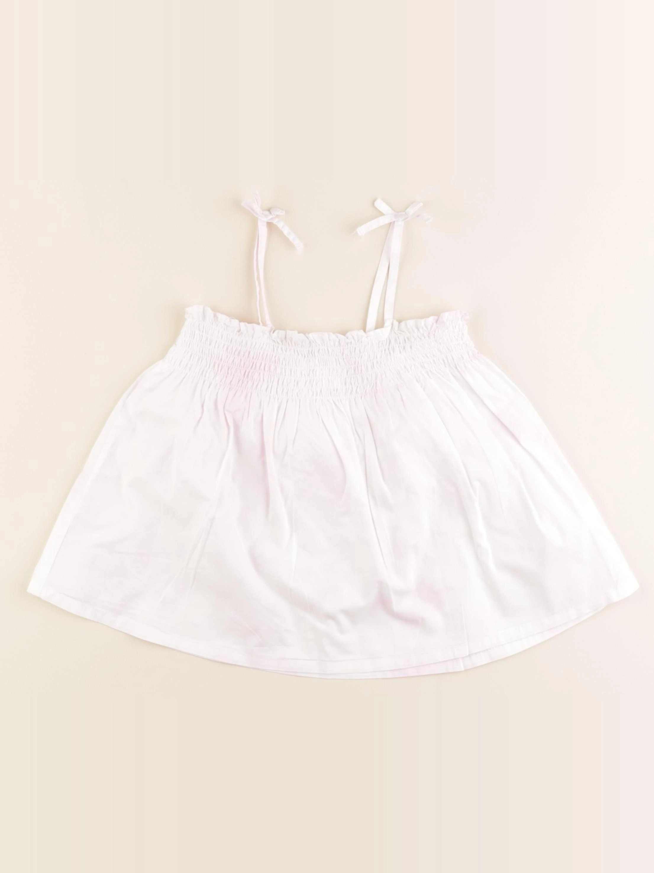 Zara - blouse blanc, rose - 3/4 ans