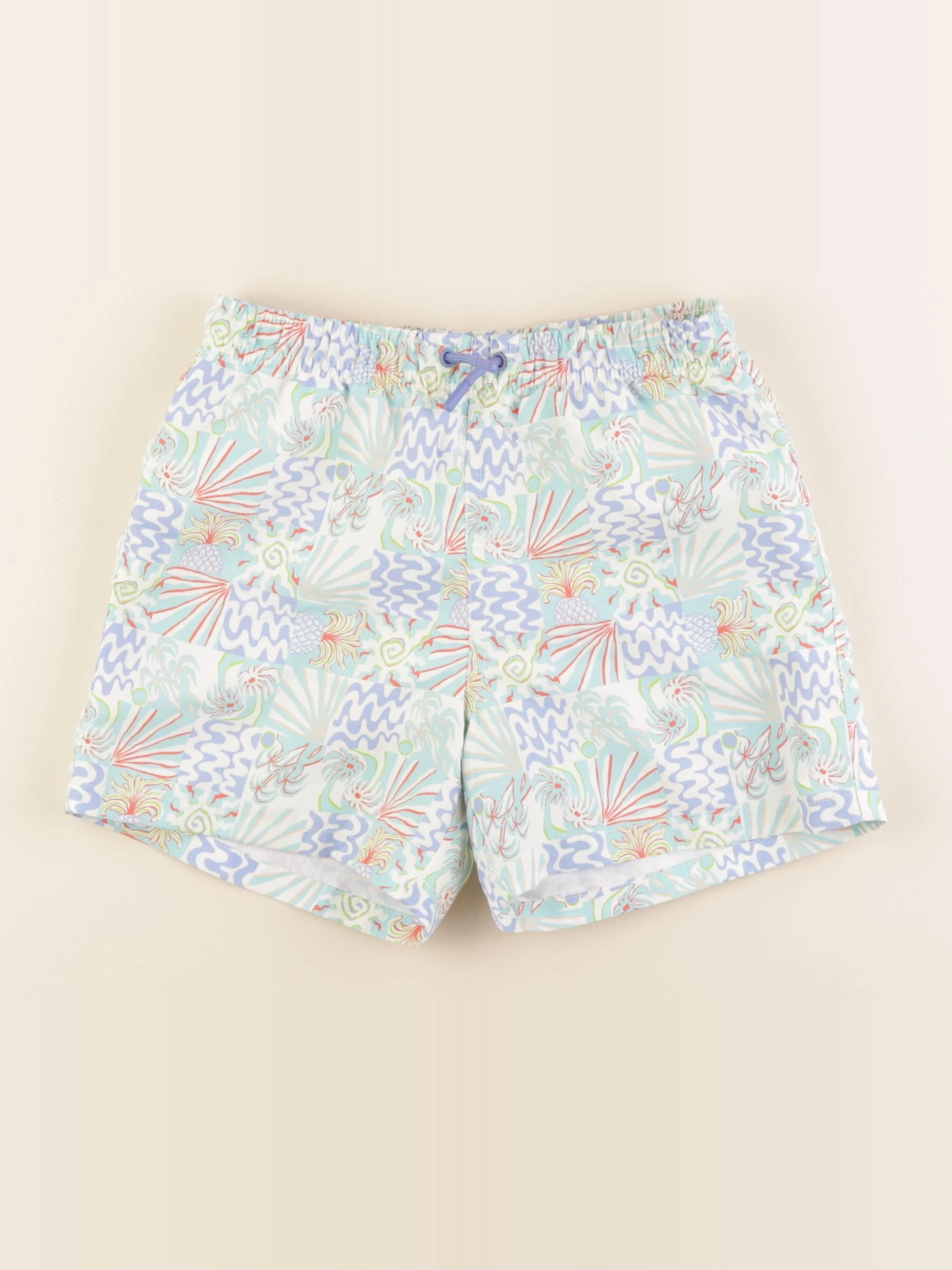 Zara - maillot de bain bleu, multicolore - 8/9 ans