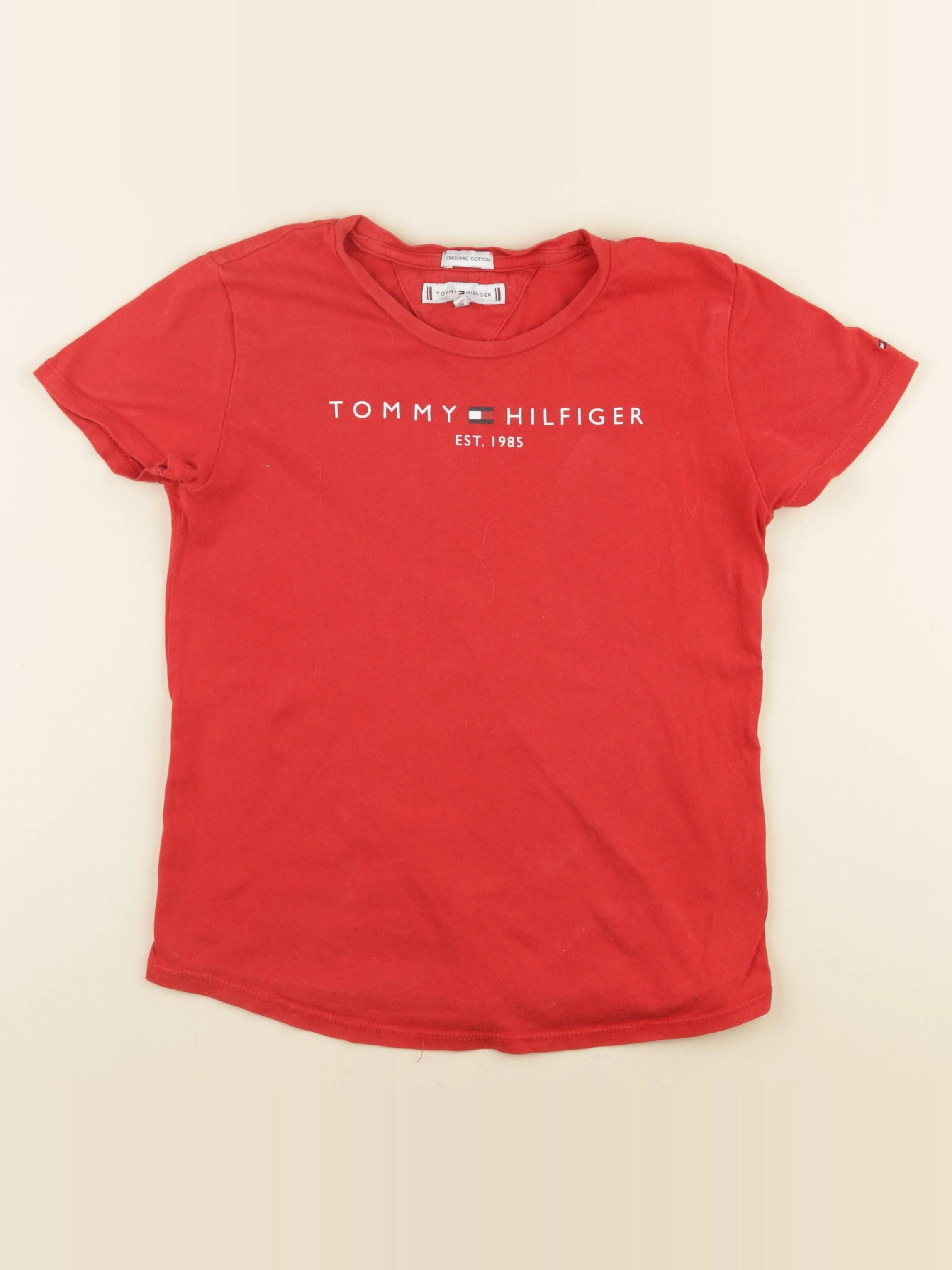 Tommy Hilfiger - tee-shirt rouge - 10 ans