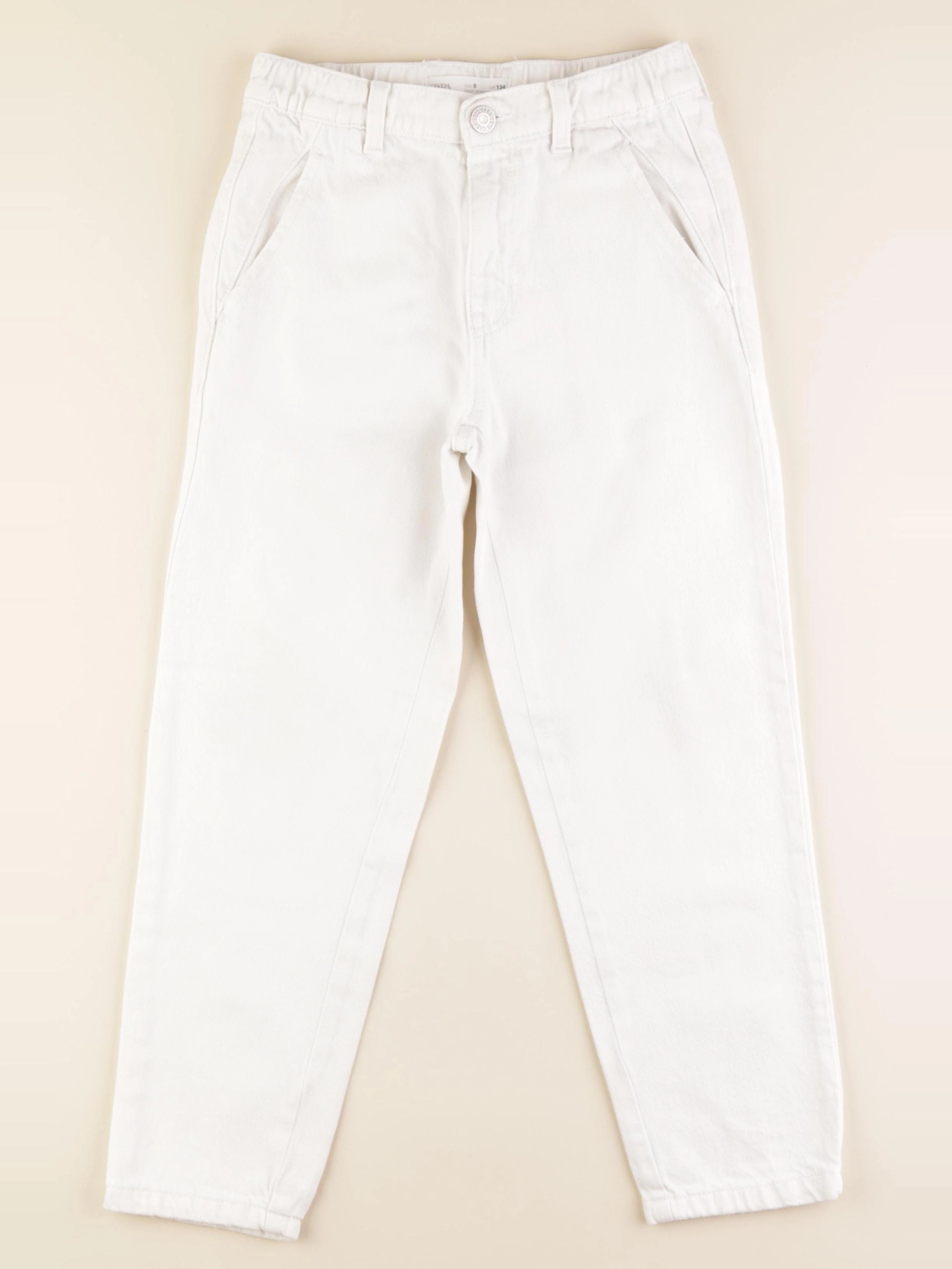 Zara - jean blanc - 9 ans