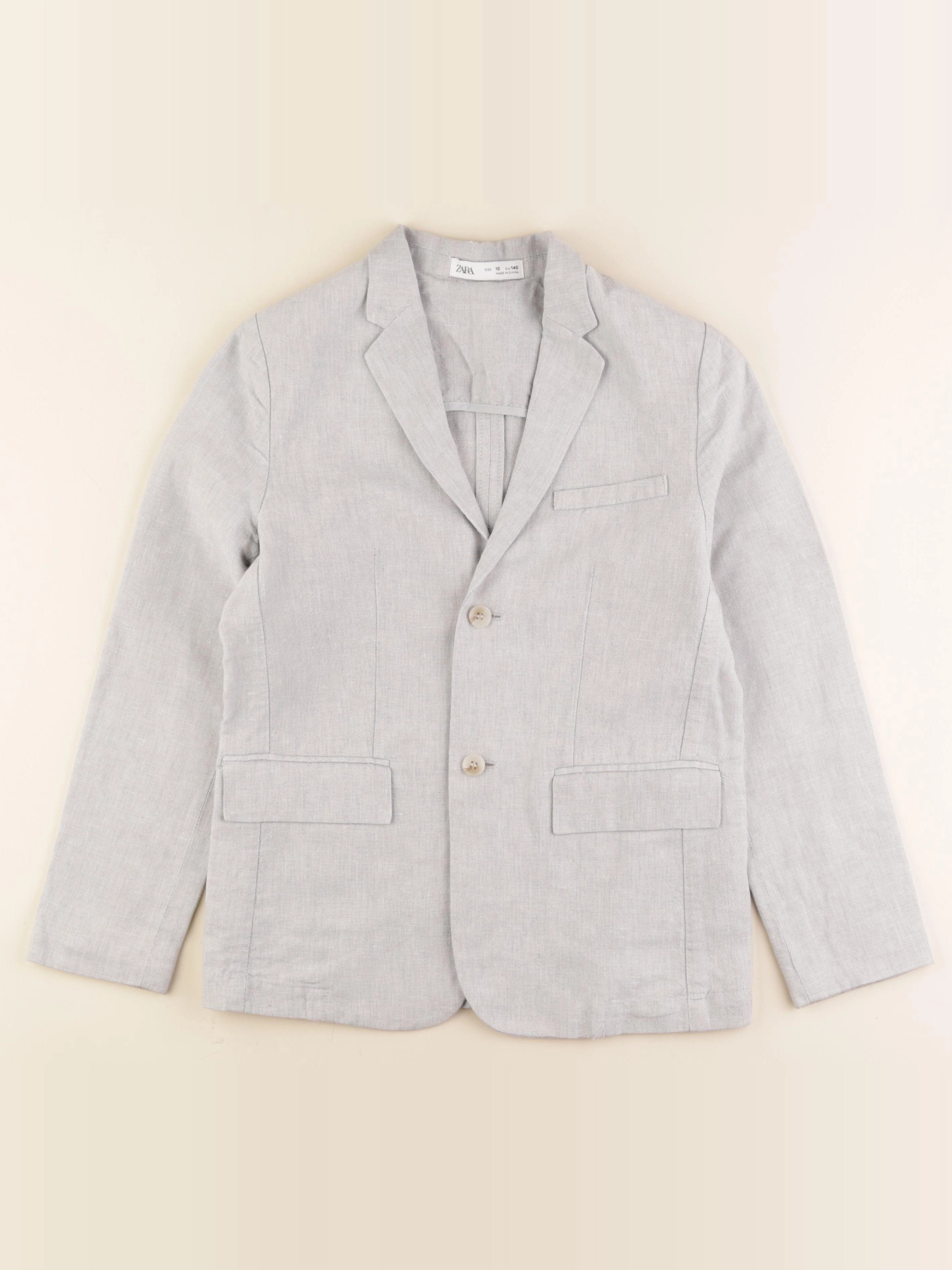 Zara - veste gris - 10 ans